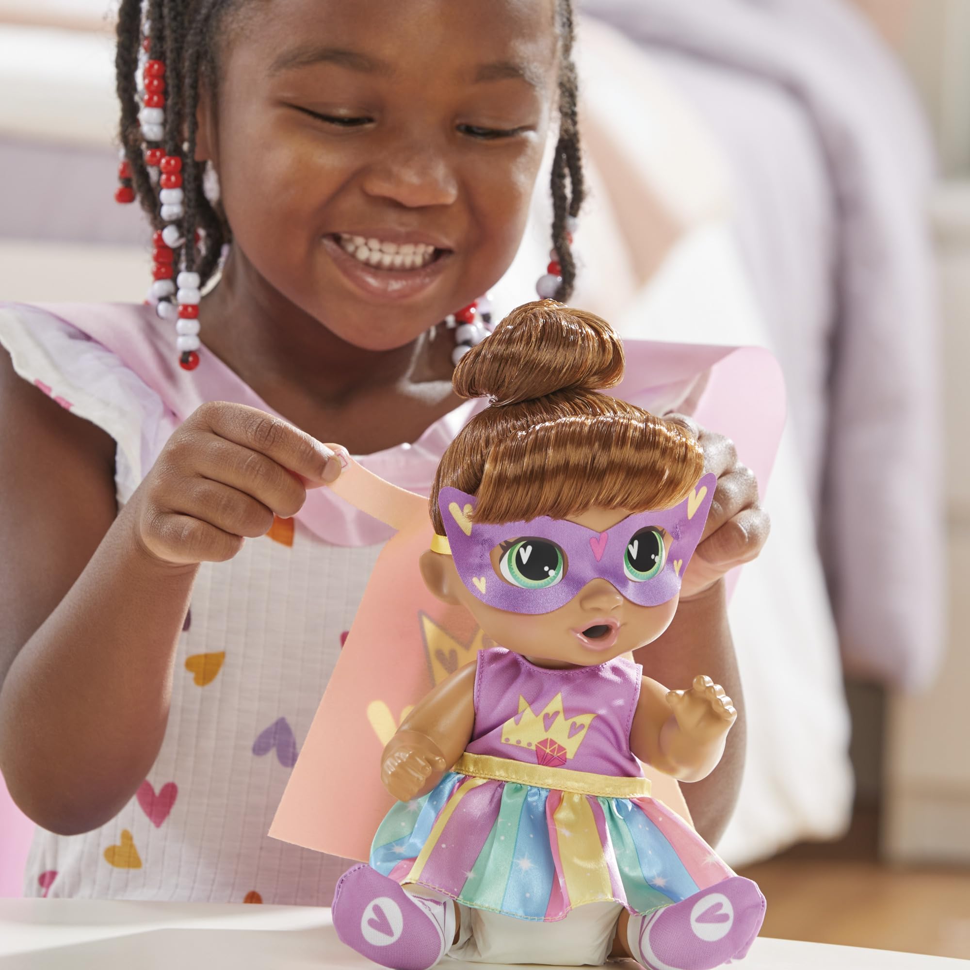 Foto 7 pulgar | Muñeca De Vestir Baby Alive Super Bff Sophia Sparkle, 28 Cm - Venta Internacional.