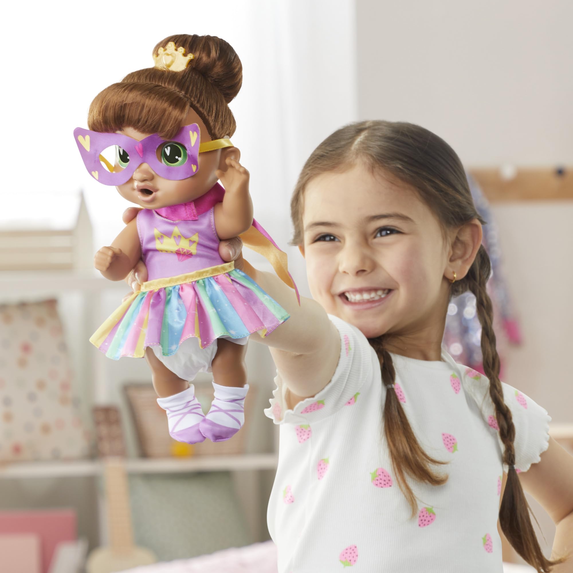 Foto 8 pulgar | Muñeca De Vestir Baby Alive Super Bff Sophia Sparkle, 28 Cm - Venta Internacional.
