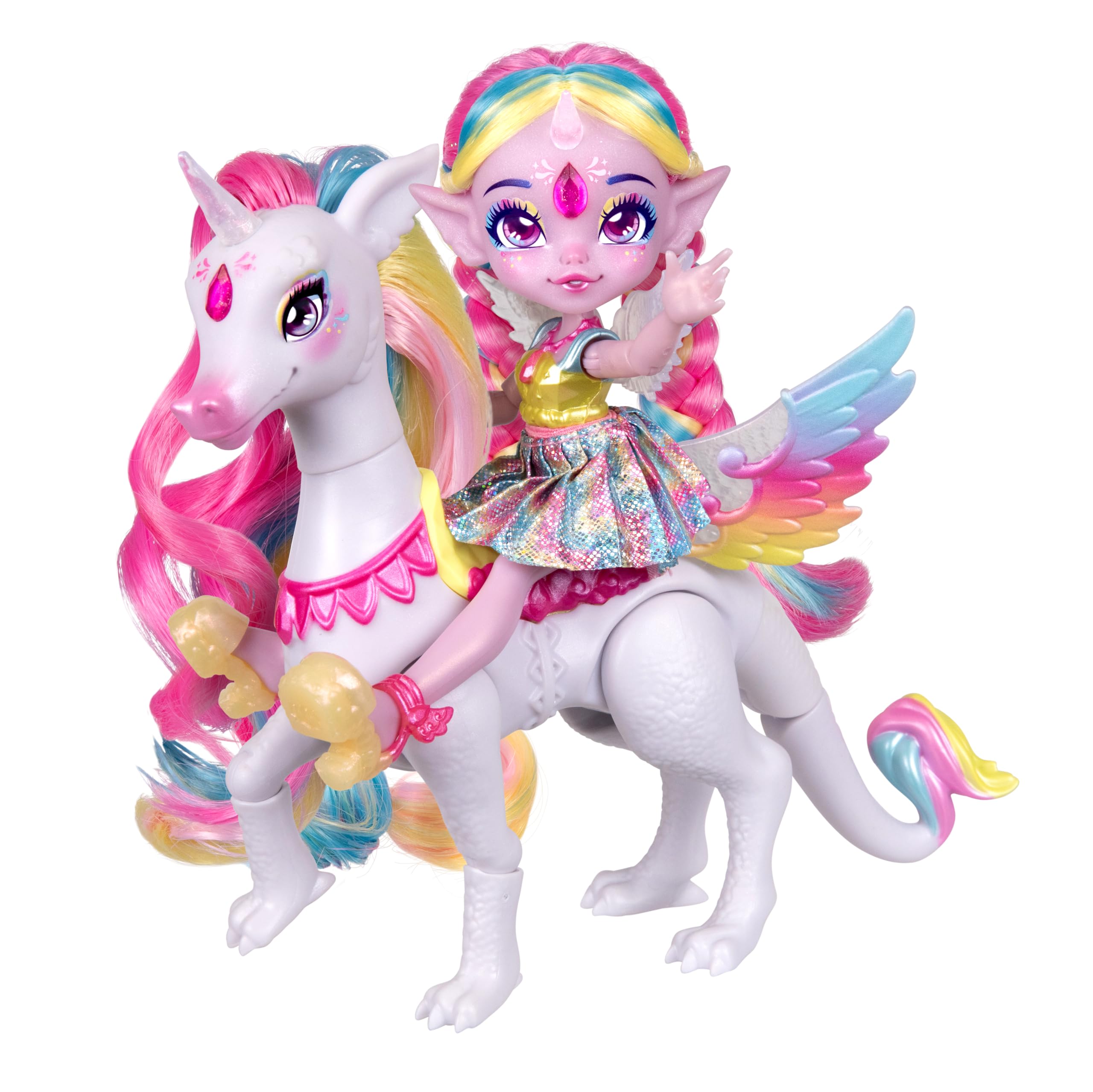 Foto 6 pulgar | Serie Toy Magic Mixies Pixlings Shimmerverse Con Unia Y Rainbow Star - Venta Internacional.