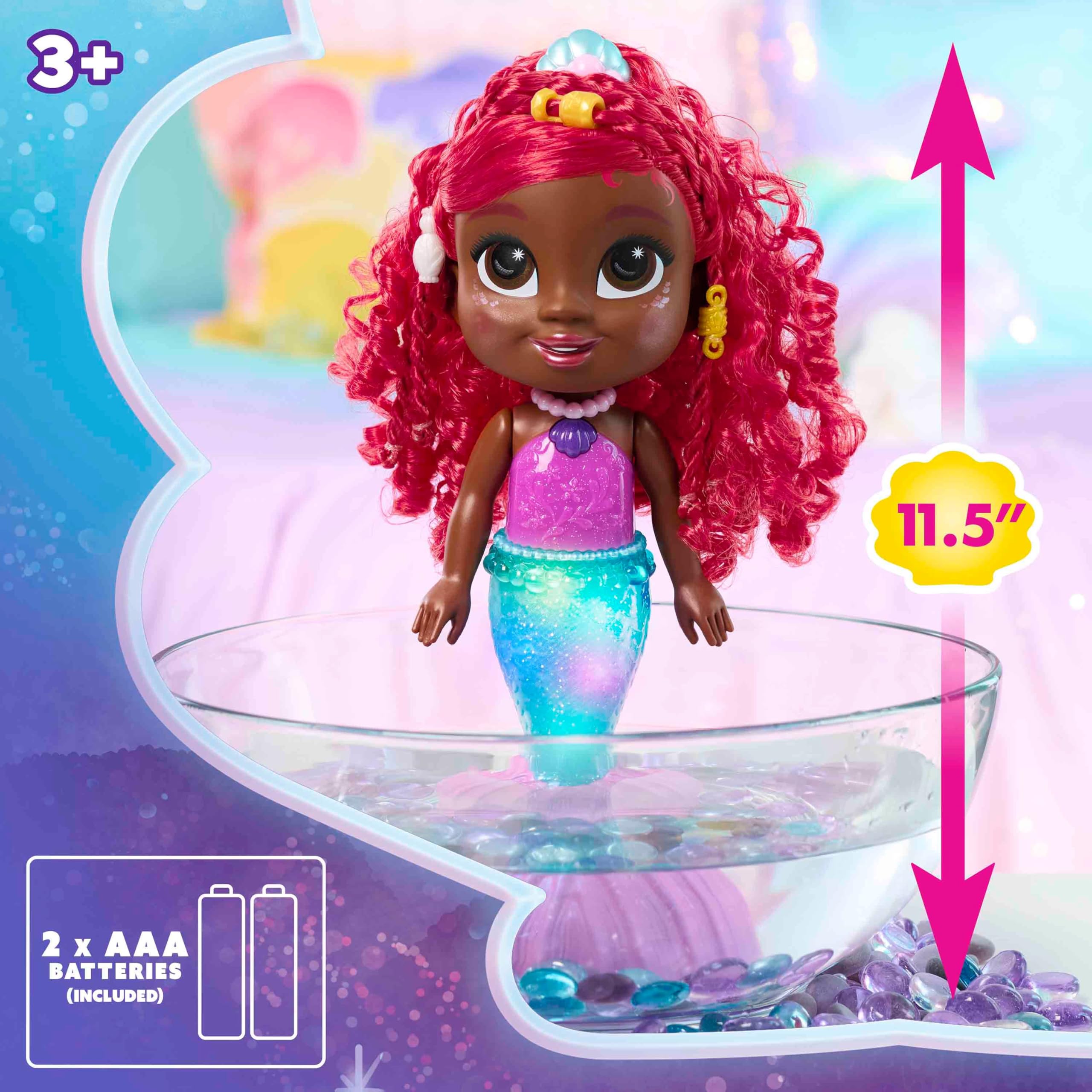 Foto 7 pulgar | Muñeca De Juguete Just Play Disney Junior Splash & Glow Ariel, 29 Cm - Venta Internacional.