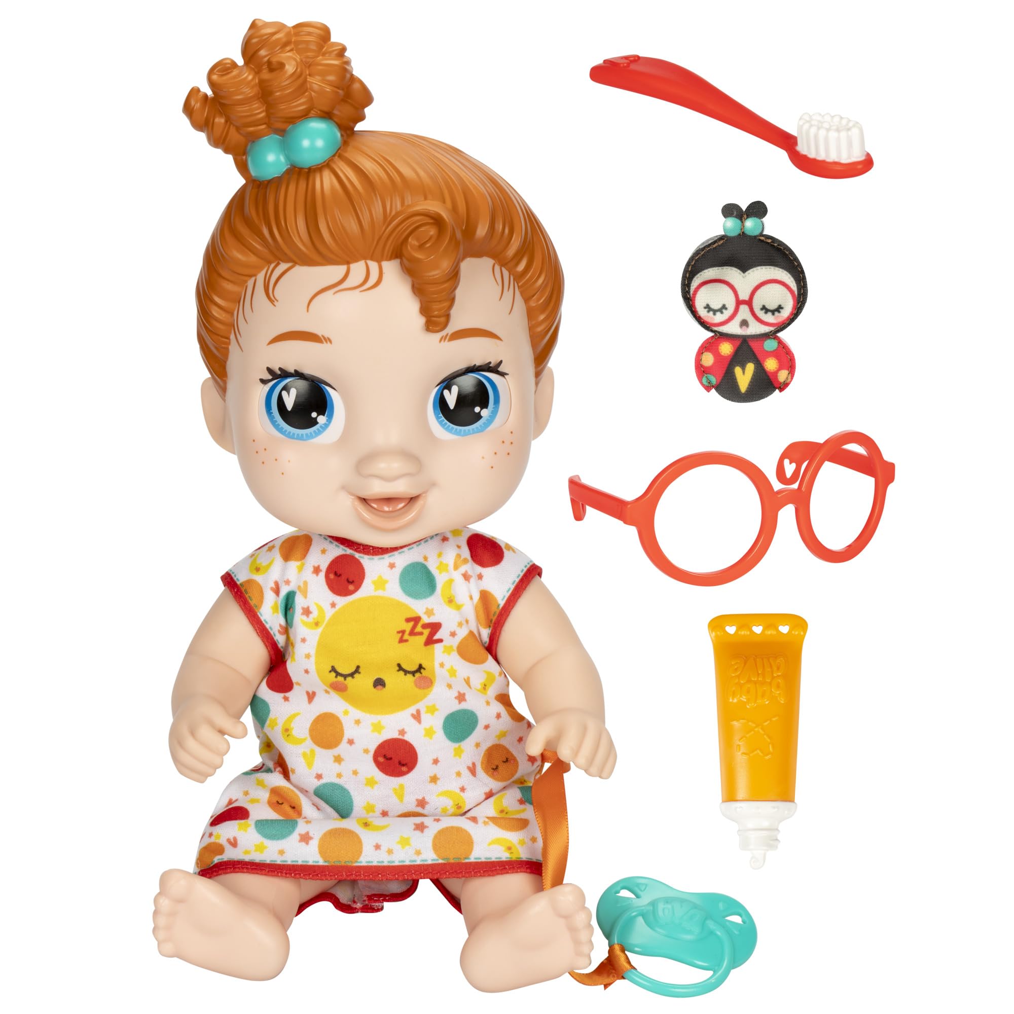Muñeca Baby Alive Lil Dreamer Dottie Doodle Sleepy 28 Cm - Venta Internacional.
