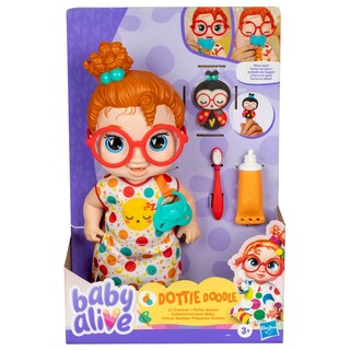 Foto 2 | Muñeca Baby Alive Lil Dreamer Dottie Doodle Sleepy 28 Cm - Venta Internacional.