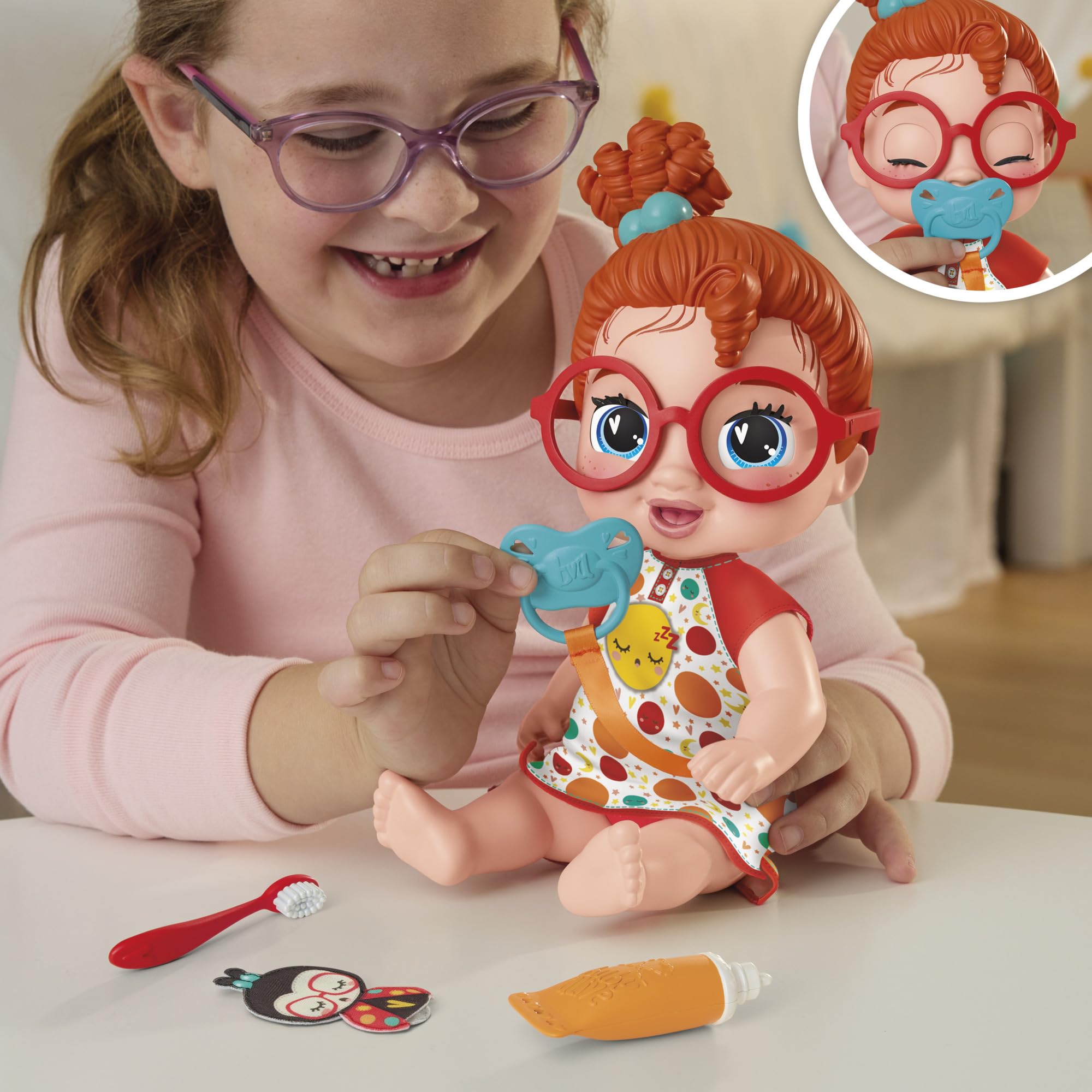 Foto 5 pulgar | Muñeca Baby Alive Lil Dreamer Dottie Doodle Sleepy 28 Cm - Venta Internacional.