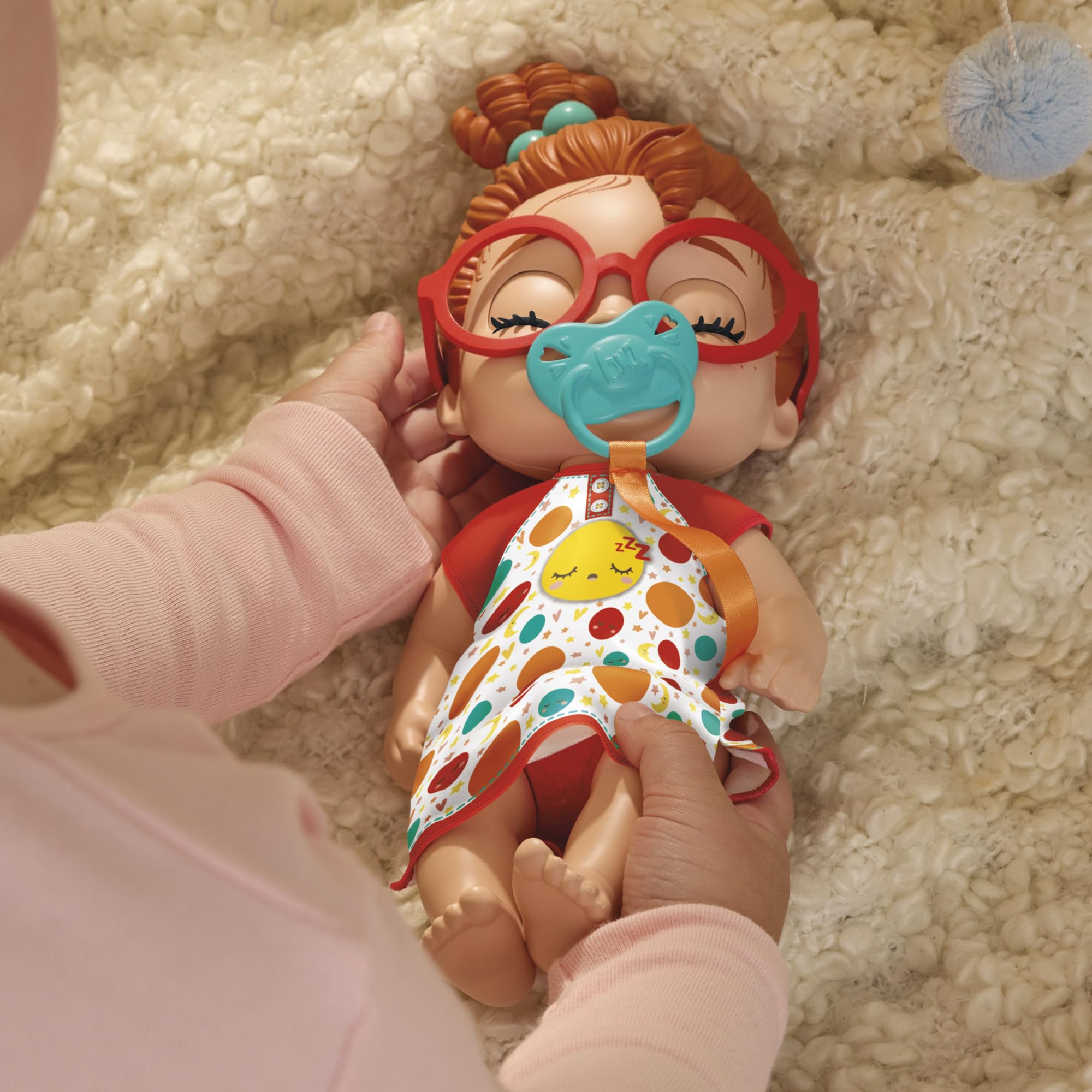 Foto 7 pulgar | Muñeca Baby Alive Lil Dreamer Dottie Doodle Sleepy 28 Cm - Venta Internacional.