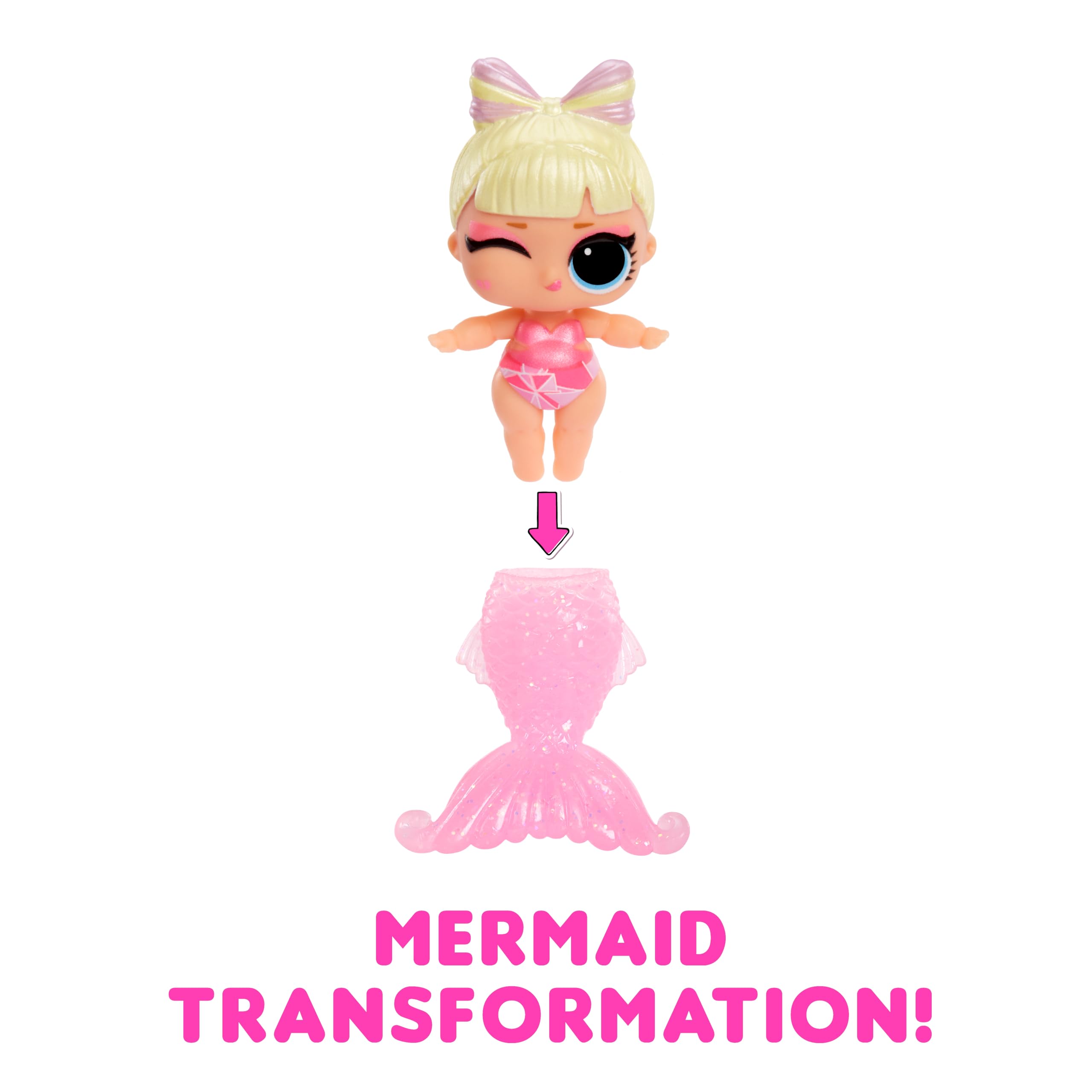 Foto 2 | Dolls L.o.l. ¡sorpresa! Hermanas Pequeñas Con Forma De Sirena Con Cola Que Cambia De Color - Venta Internacional.