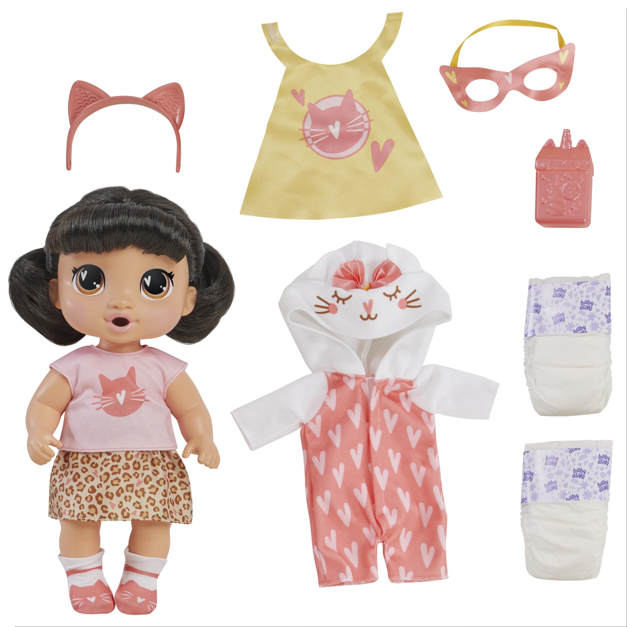 Muñeca De Vestir Katie Kat Super Bff De Baby Alive, 28 Cm Con Acc - Venta Internacional.