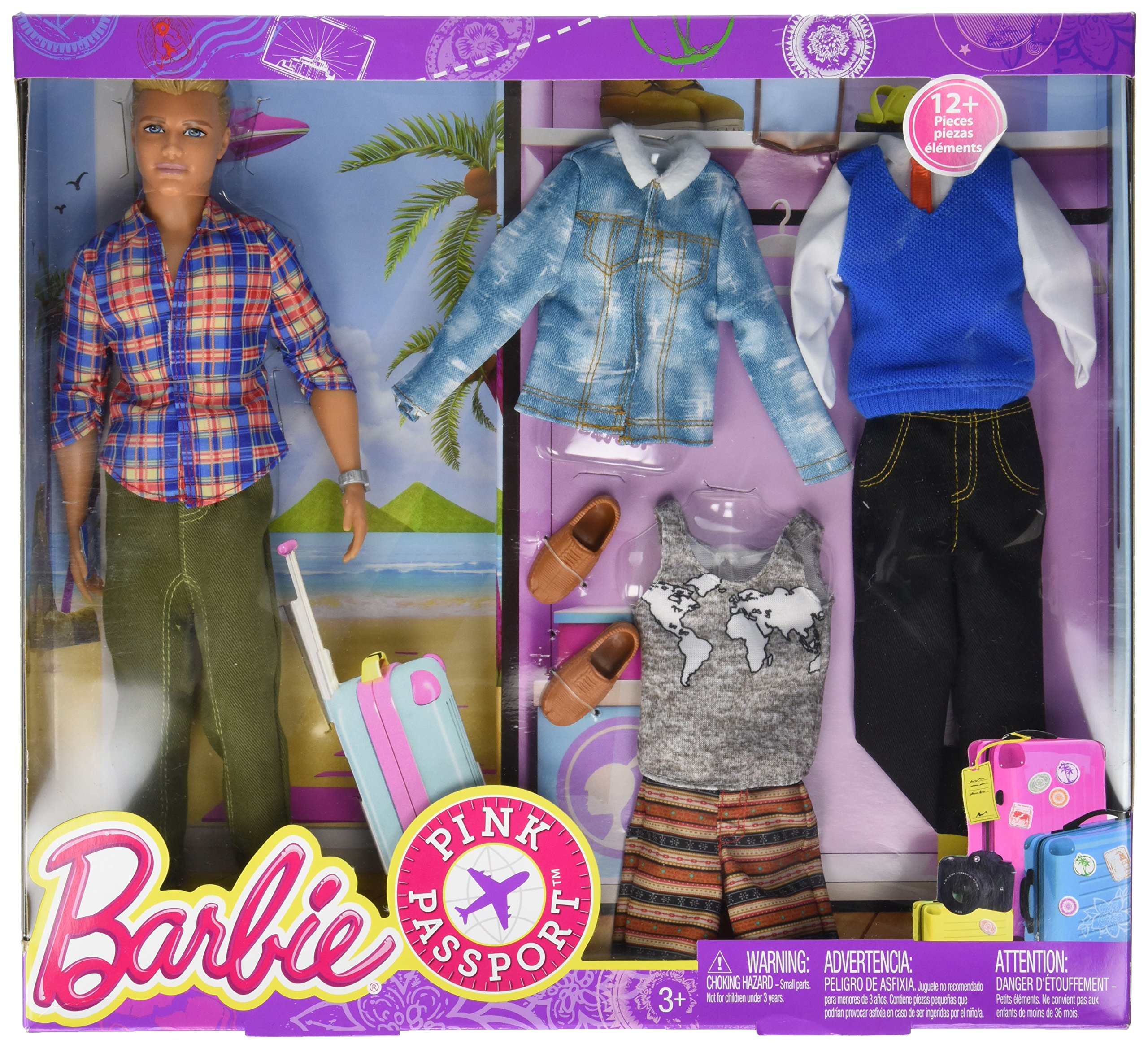 Set De Regalo De Muñeca A La Moda Barbie Pink Passport Ken Para Niñas - Venta Internacional.