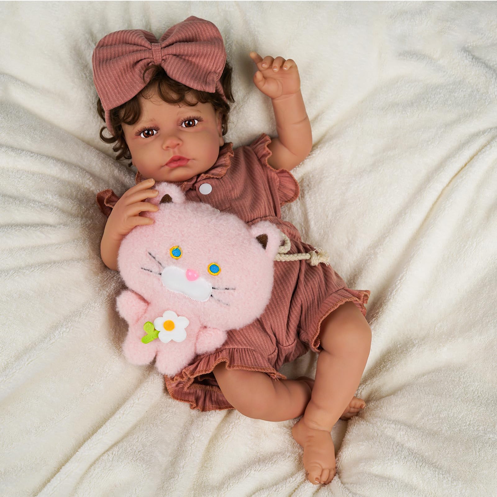 Foto 4 pulgar | Muñeca Reborn Babeside Realistic Girl De 50 Cm Con Kit De Alimentación - Venta Internacional.