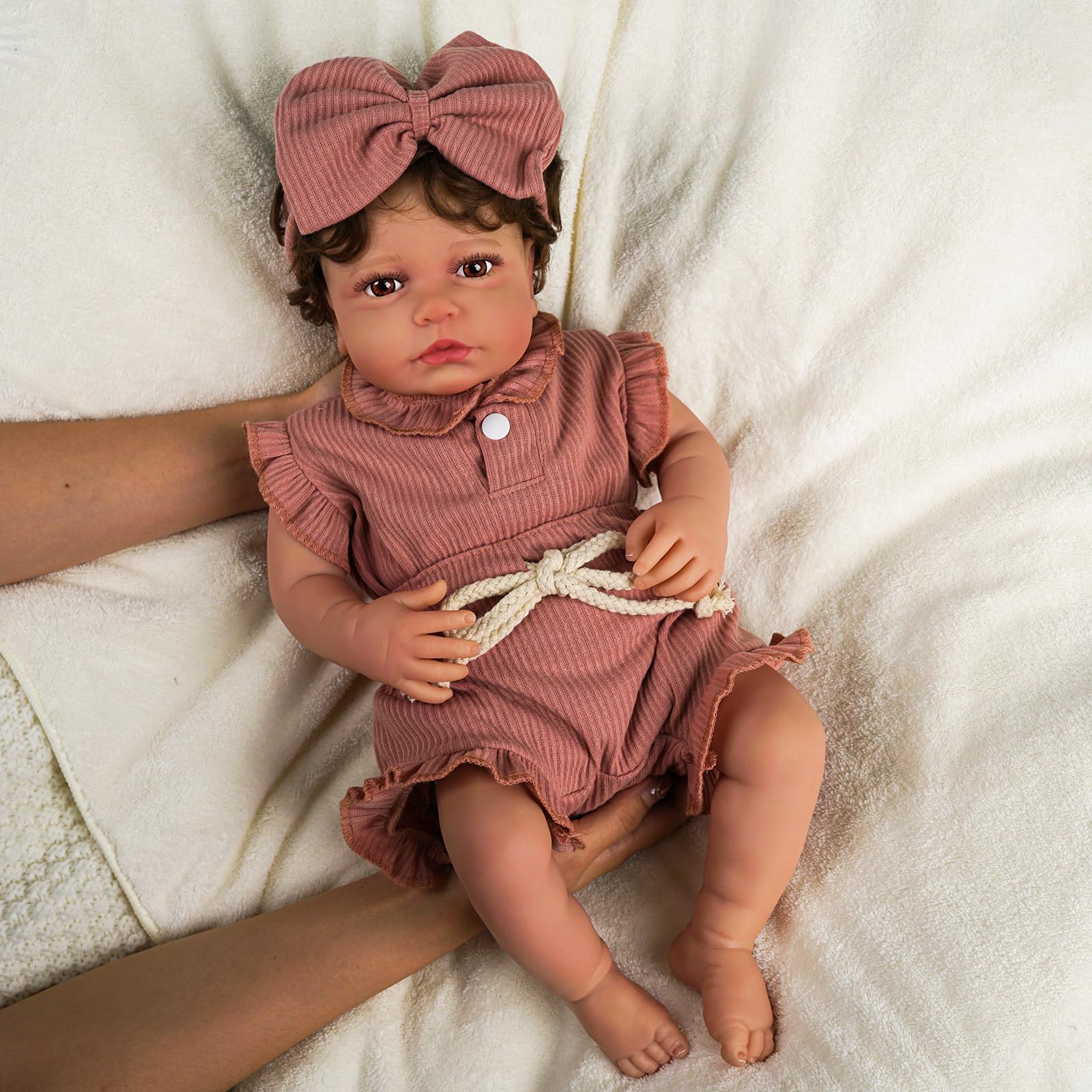 Foto 5 | Muñeca Reborn Babeside Realistic Girl De 50 Cm Con Kit De Alimentación - Venta Internacional.