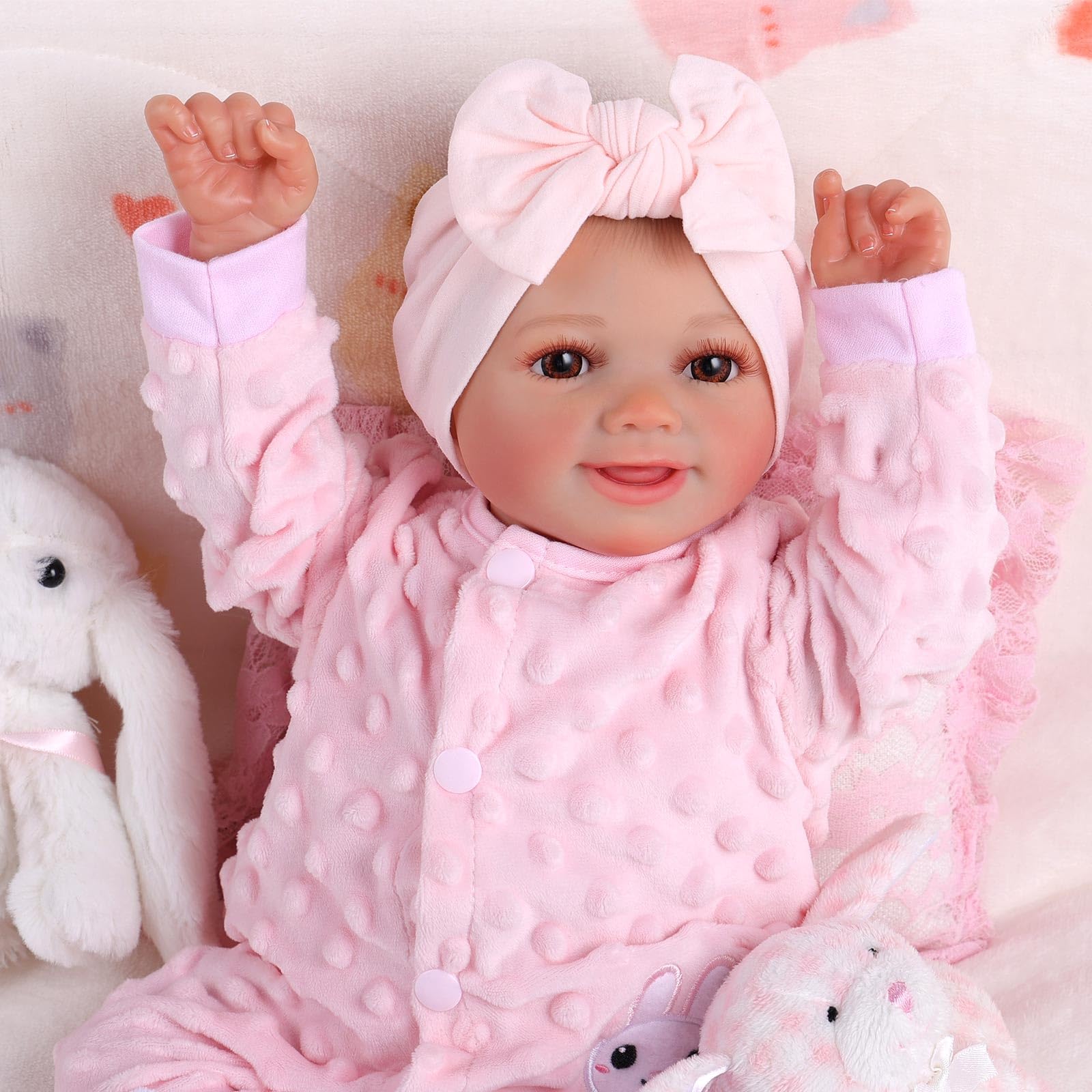 Foto 6 | Muñeca Reborn Babeside Sunny De 43 Cm Con Accesorios Completos - Venta Internacional.