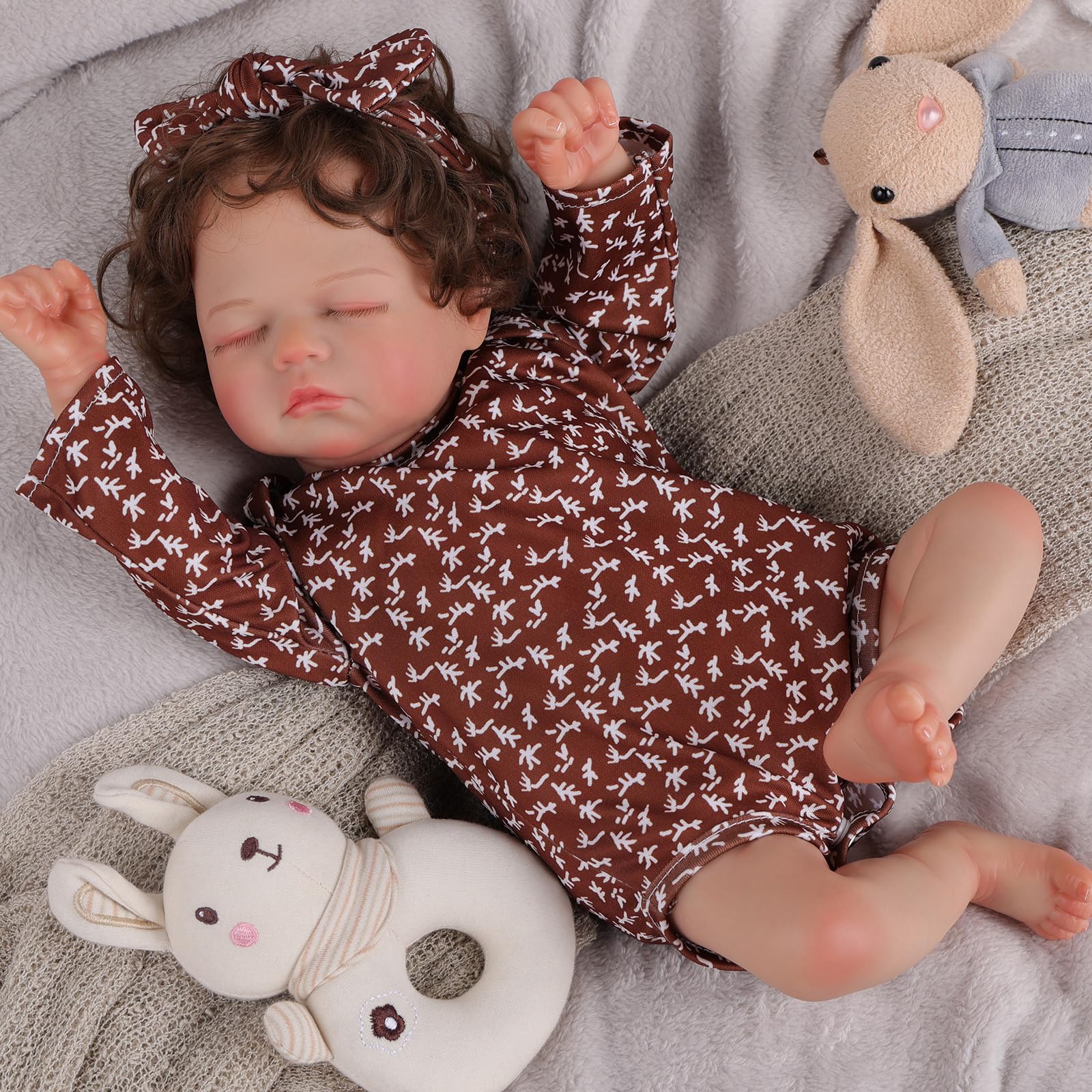 Foto 5 pulgar | Muñeca Reborn Babeside Relike Girl De 50 Cm Con Accesorios Para Más De 3 - Venta Internacional.