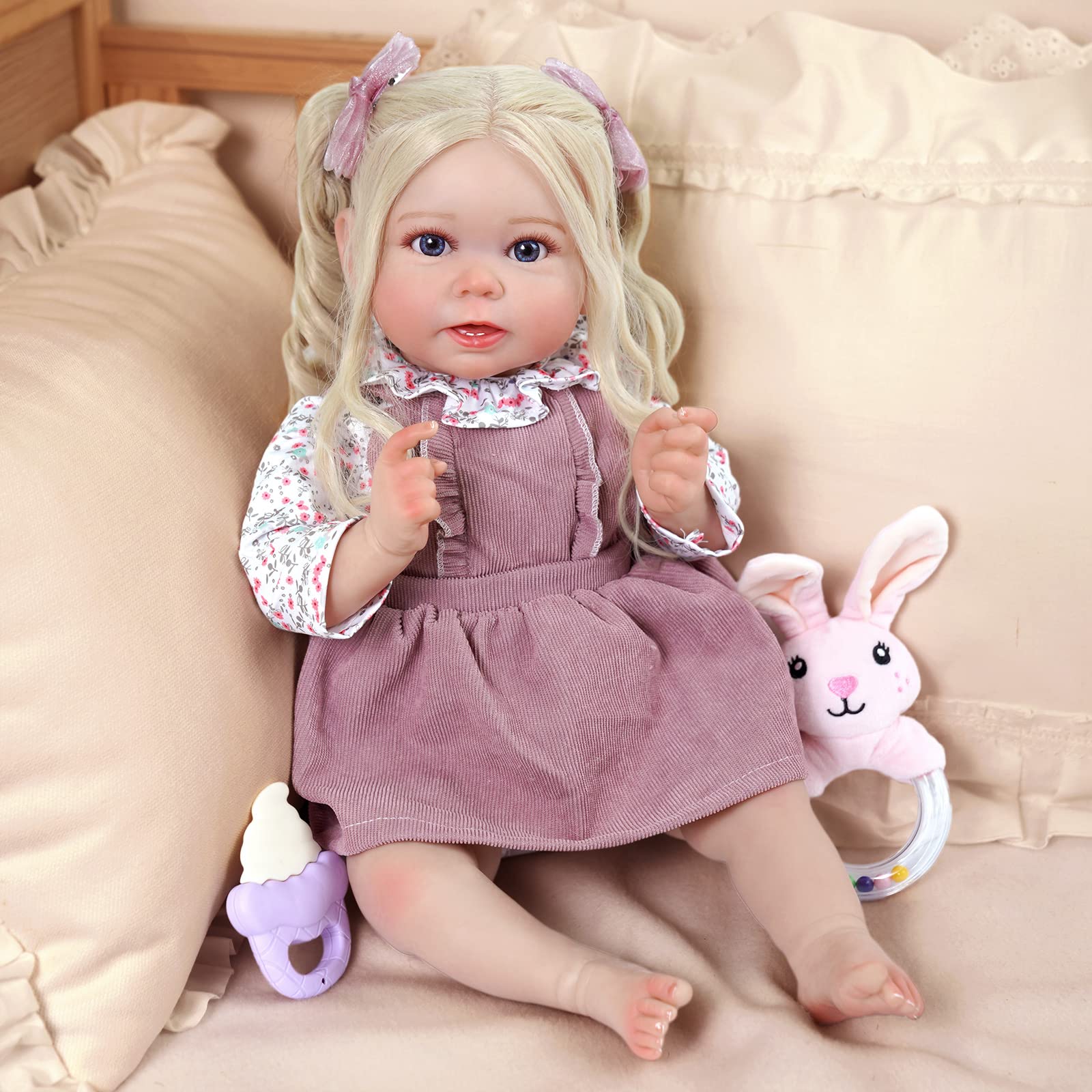 Foto 4 | Muñeca Reborn Babeside, Realista, 50 Cm, Cuerpo Suave, Niña De 3 Años O Más - Venta Internacional.