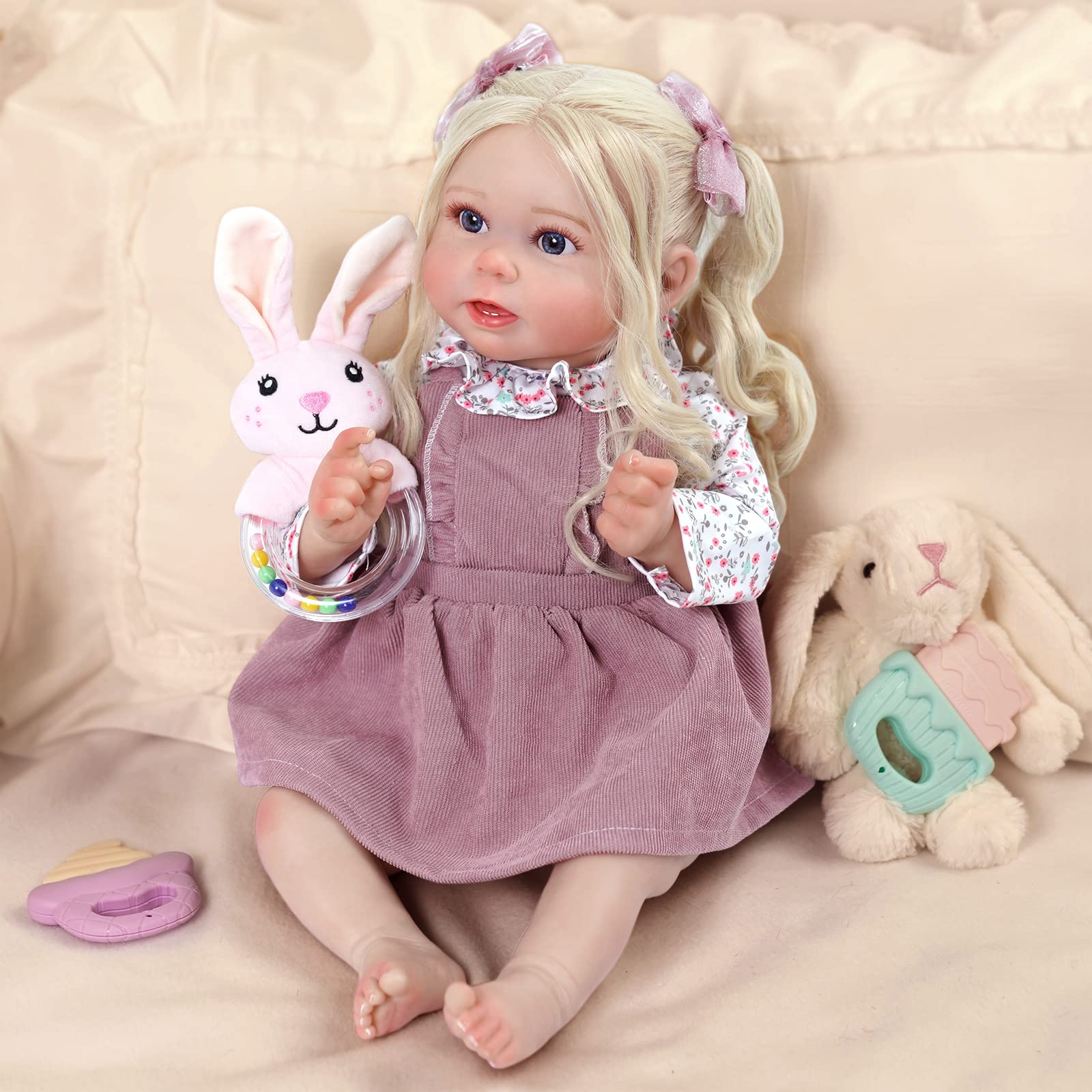 Foto 5 | Muñeca Reborn Babeside, Realista, 50 Cm, Cuerpo Suave, Niña De 3 Años O Más - Venta Internacional.