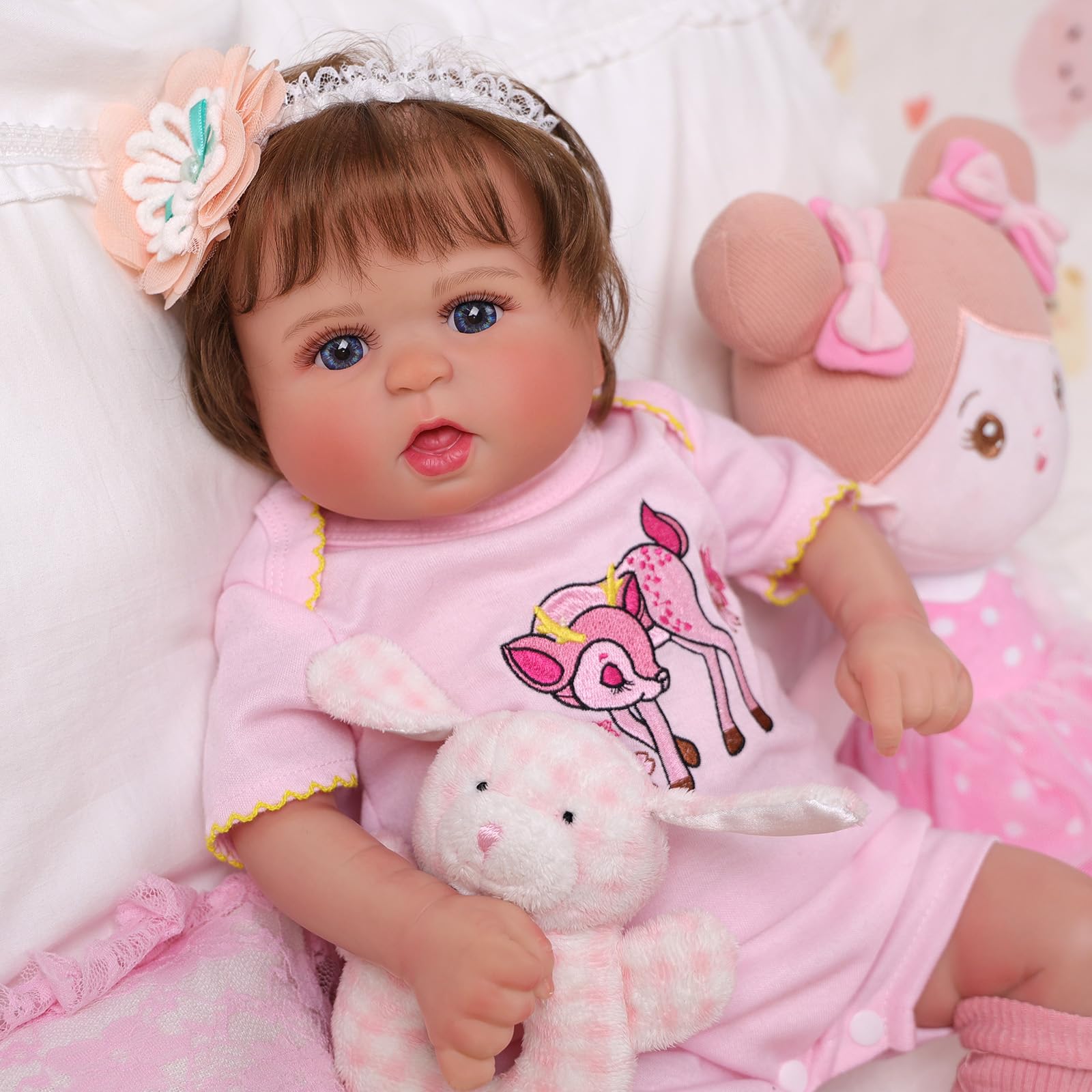 Foto 2 | Muñeca Reborn Babeside Bailyn De 50 Cm Con Ropa Y Accesorios - Venta Internacional.