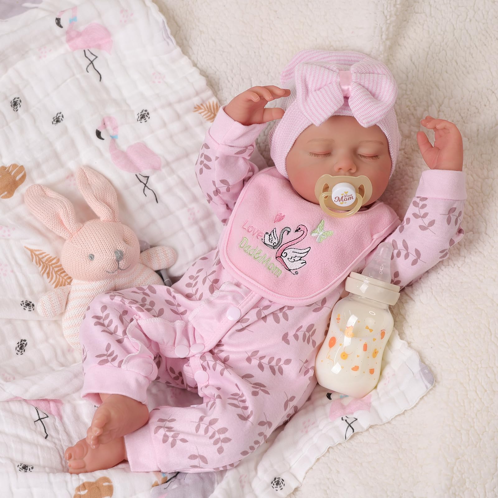 Foto 5 pulgar | Muñeca Reborn Babeside Relike Girl De 50 Cm Con Accesorios - Venta Internacional.