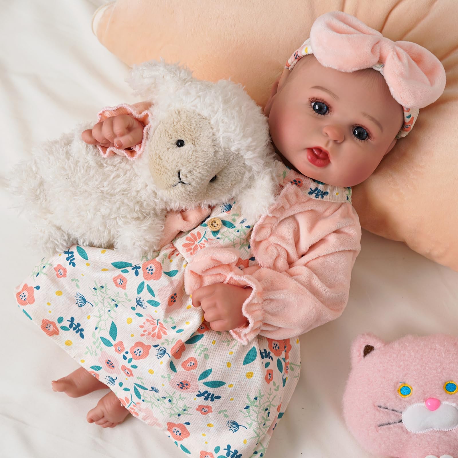 Foto 5 | Muñeca Reborn Babeside Bailyn Girl, 50 Cm, Cuerpo Completo De Vinilo - Venta Internacional.