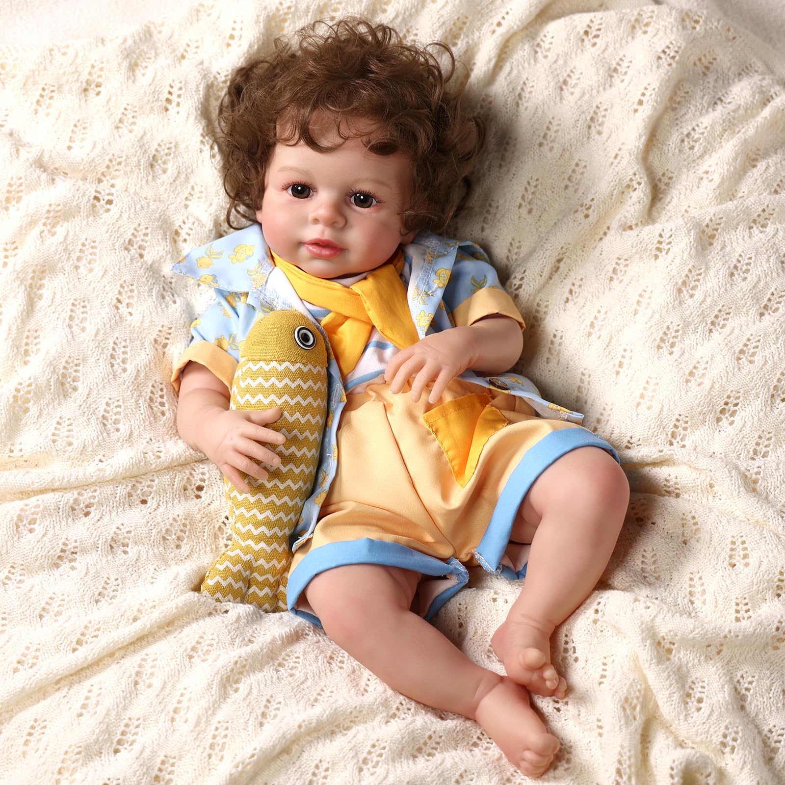 Foto 2 | Muñeca Reborn Babeside Relike Boy, 50 Cm, Con Ropa Y Juguetes - Venta Internacional.