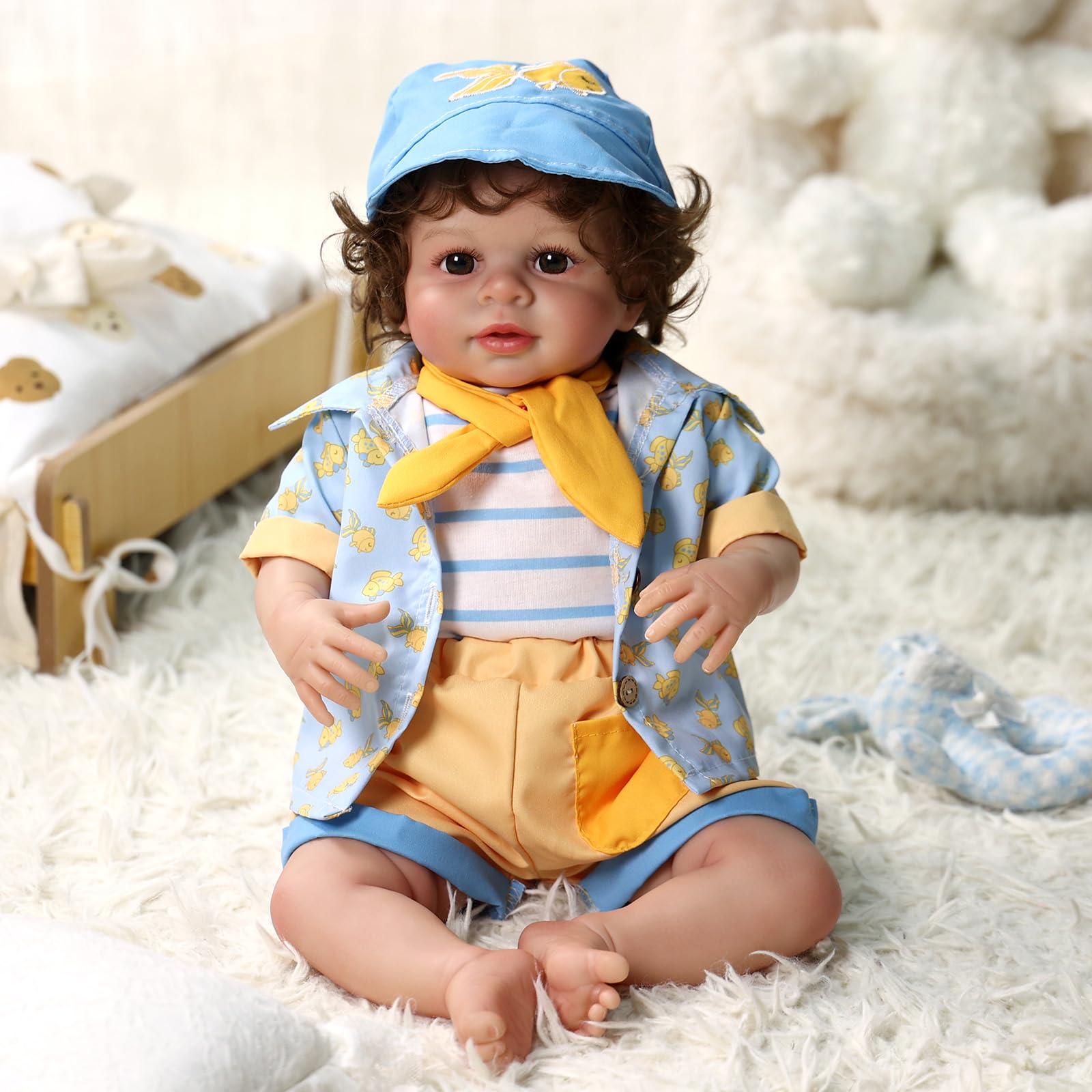 Foto 4 | Muñeca Reborn Babeside Relike Boy, 50 Cm, Con Ropa Y Juguetes - Venta Internacional.