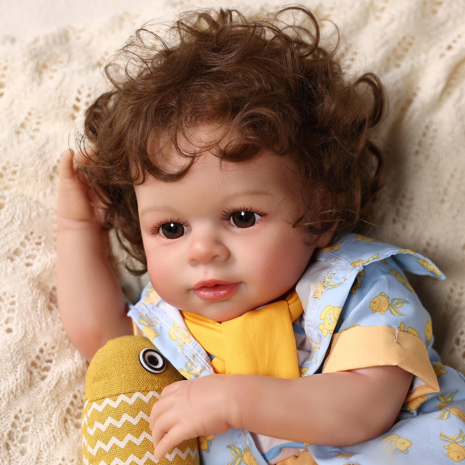 Foto 6 | Muñeca Reborn Babeside Relike Boy, 50 Cm, Con Ropa Y Juguetes - Venta Internacional.