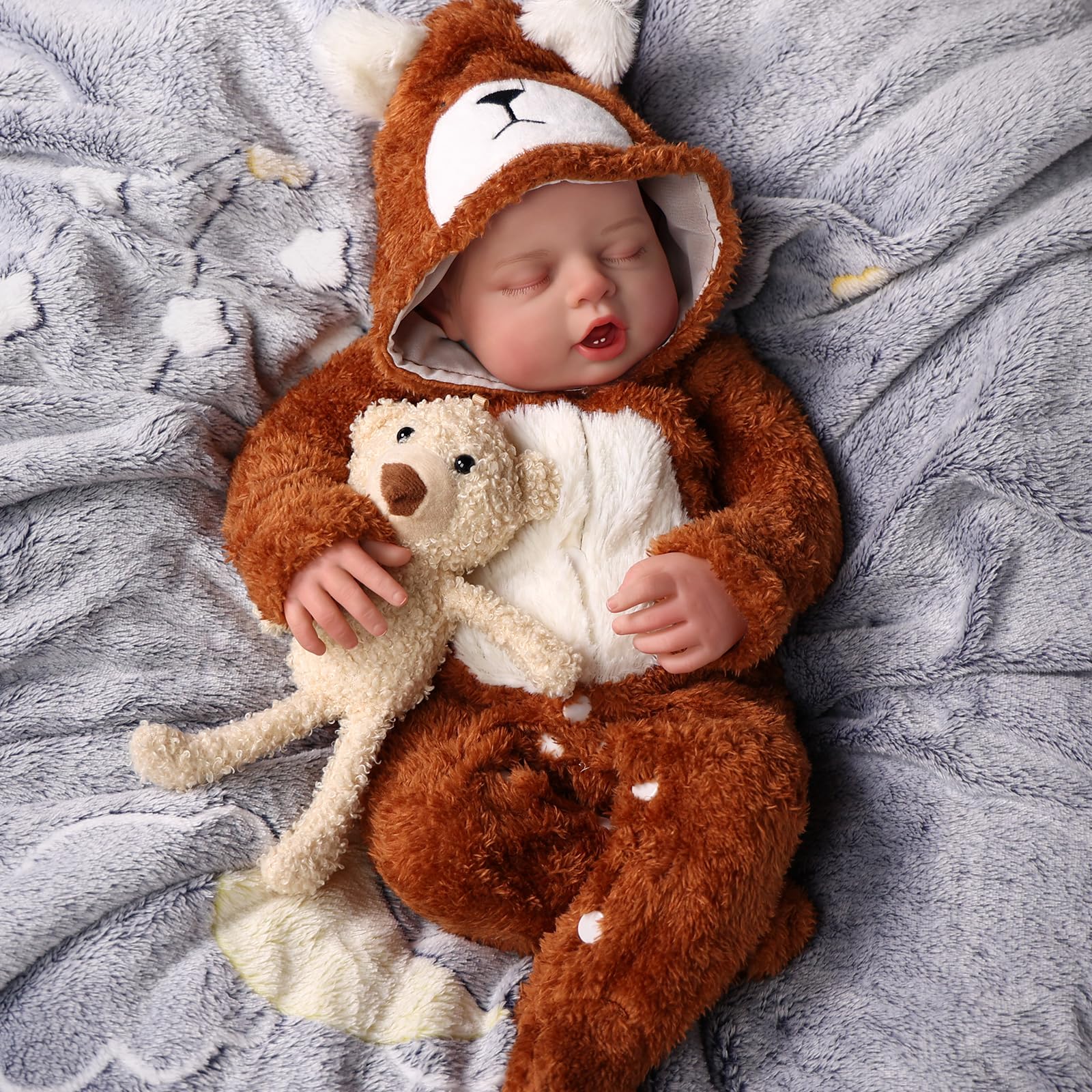 Foto 1 | Muñeco Reborn Babeside Relike Slelike Sleeping Boy De 50 Cm Con Acc - Venta Internacional.