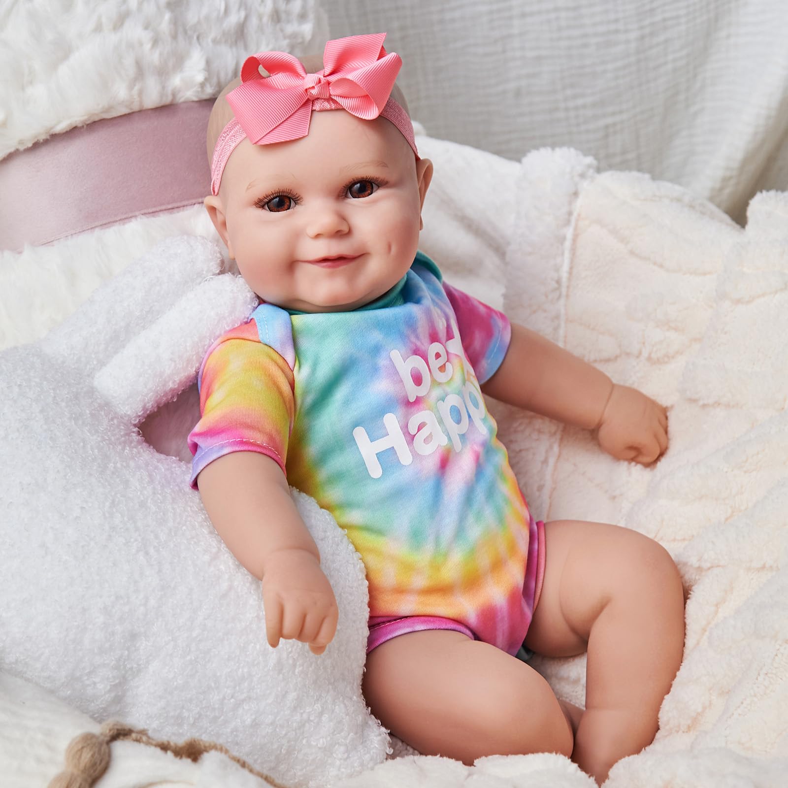 Muñeca Reborn Babeside Relike Girl De 20 Pulgadas Con Ropa - Venta Internacional.