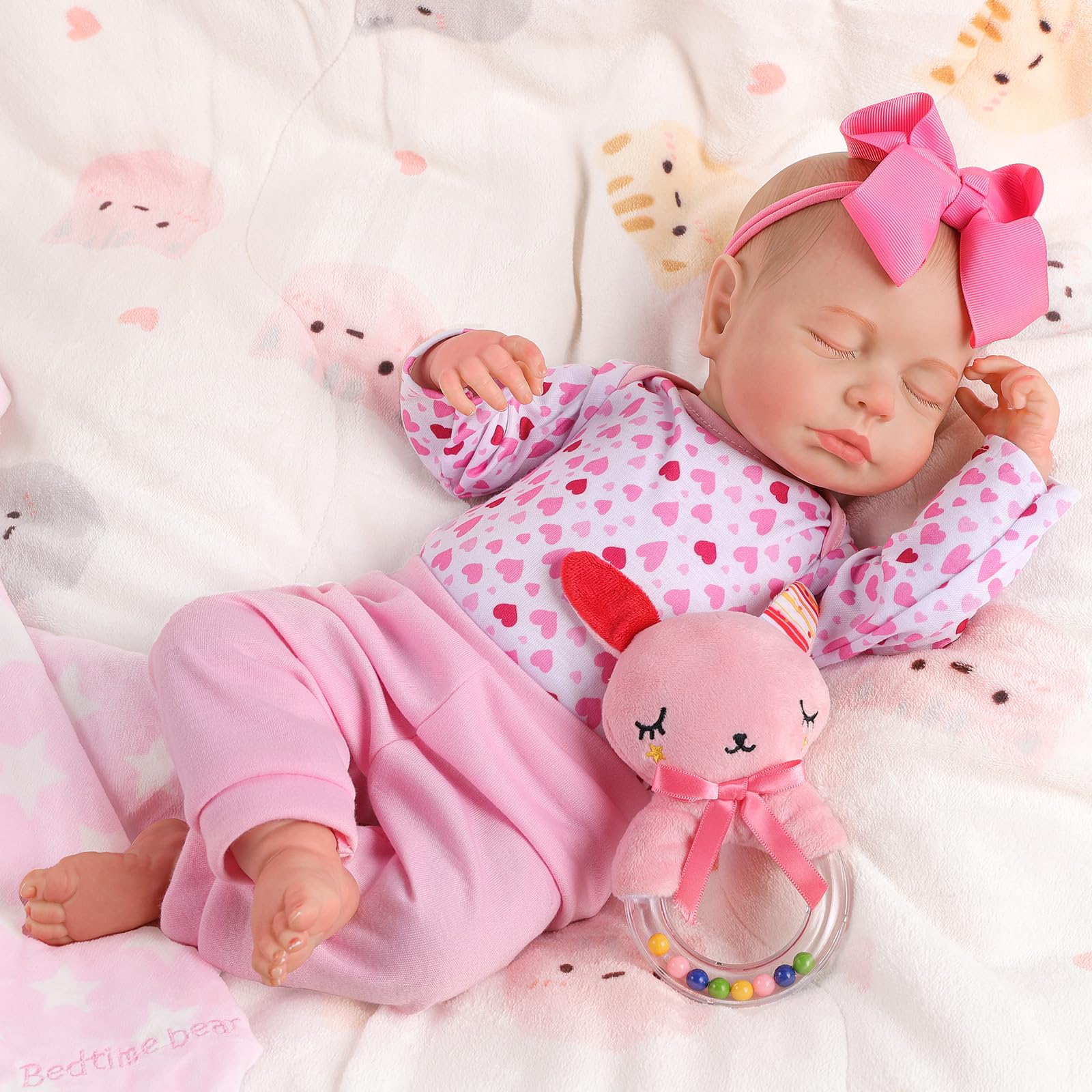 Muñeca Reborn Babeside Sleeping Realistic De 50 Cm Con Caja De Regalo - Venta Internacional.