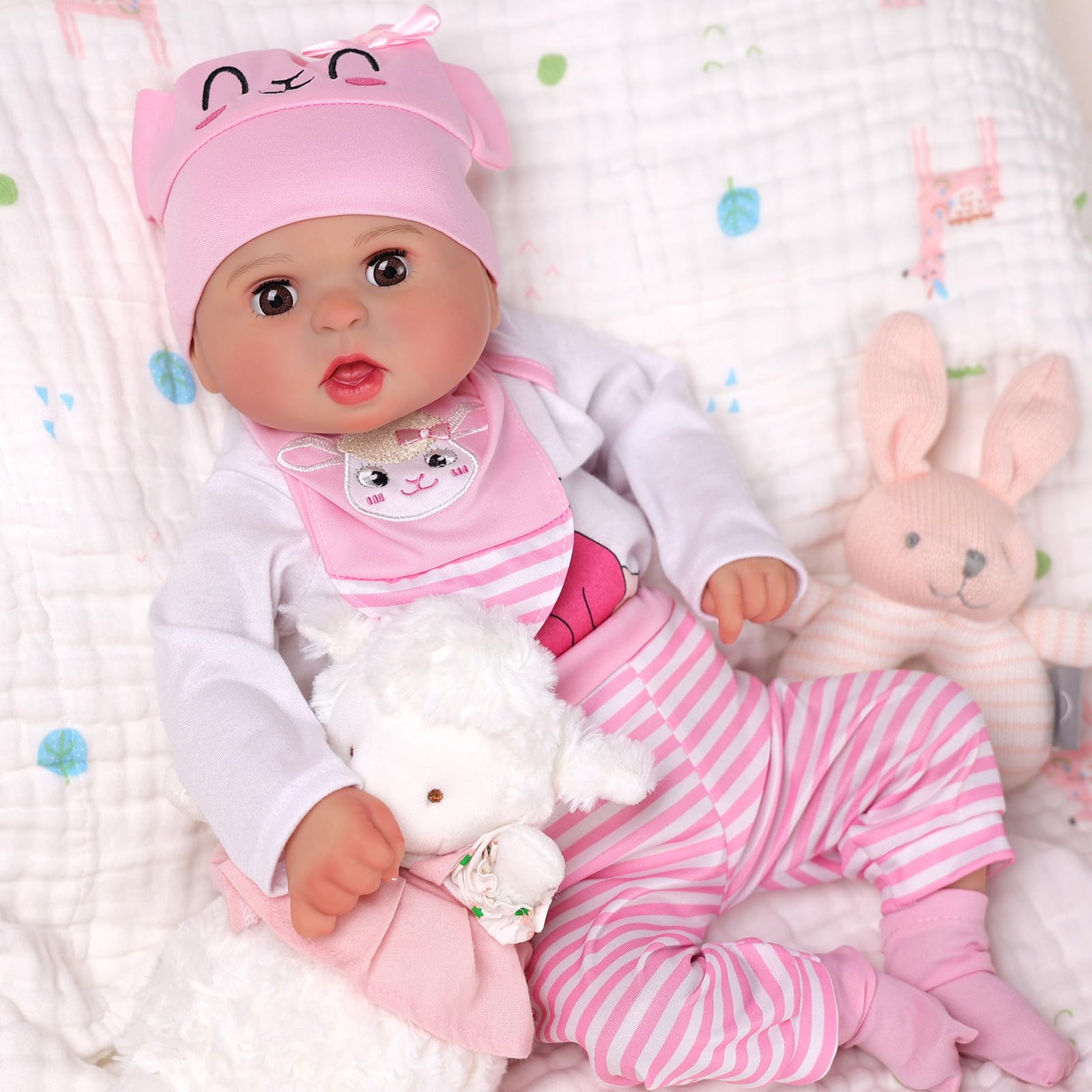 Muñeca Reborn Babeside Bailyn De 50 Cm Con Accesorios Para Más De 3 Años - Venta Internacional.