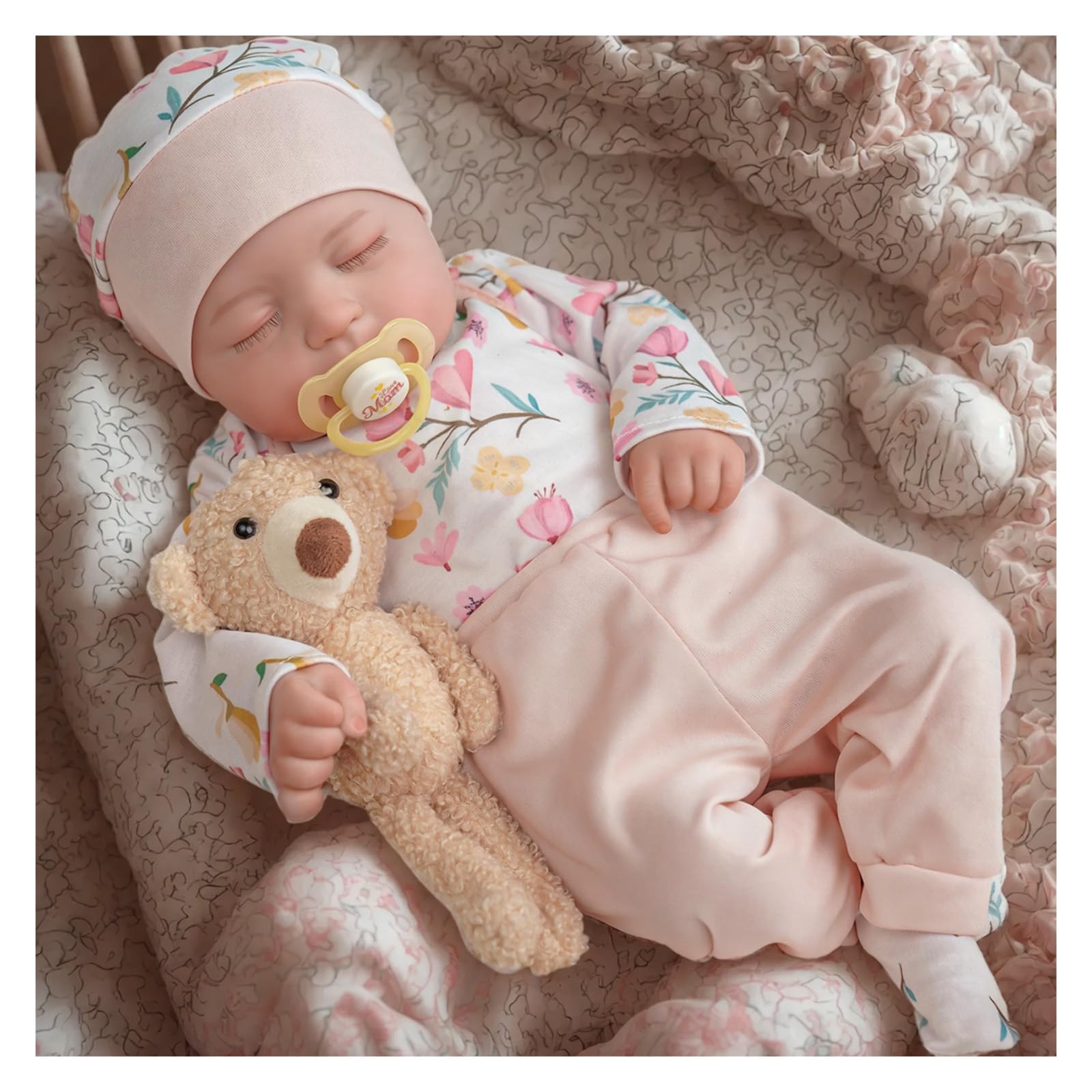 Foto 2 pulgar | Muñeca Reborn Babeside Connie De 51 Cm Para Dormir Con Accesorio - Venta Internacional.