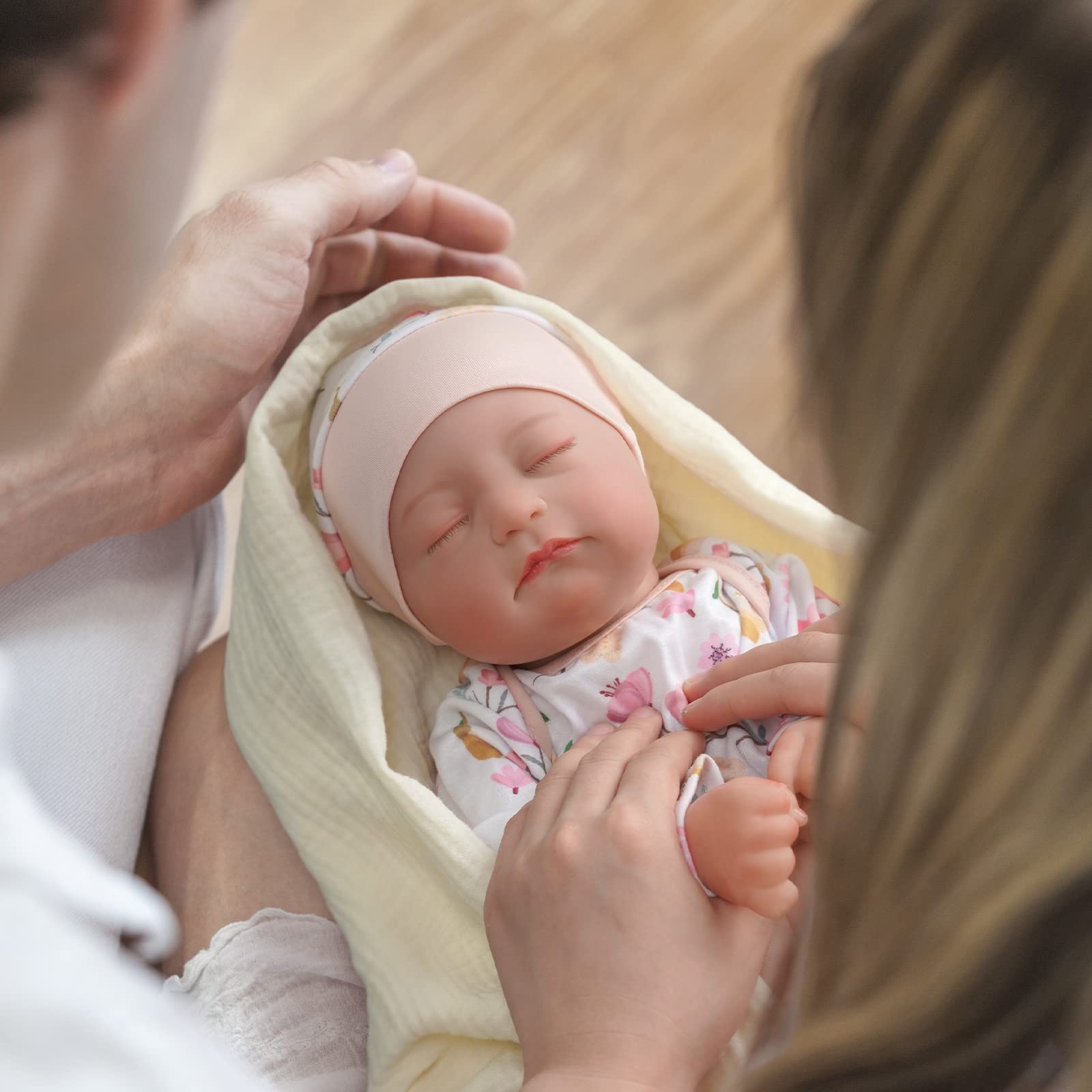 Foto 6 | Muñeca Reborn Babeside Connie De 51 Cm Para Dormir Con Accesorio - Venta Internacional.