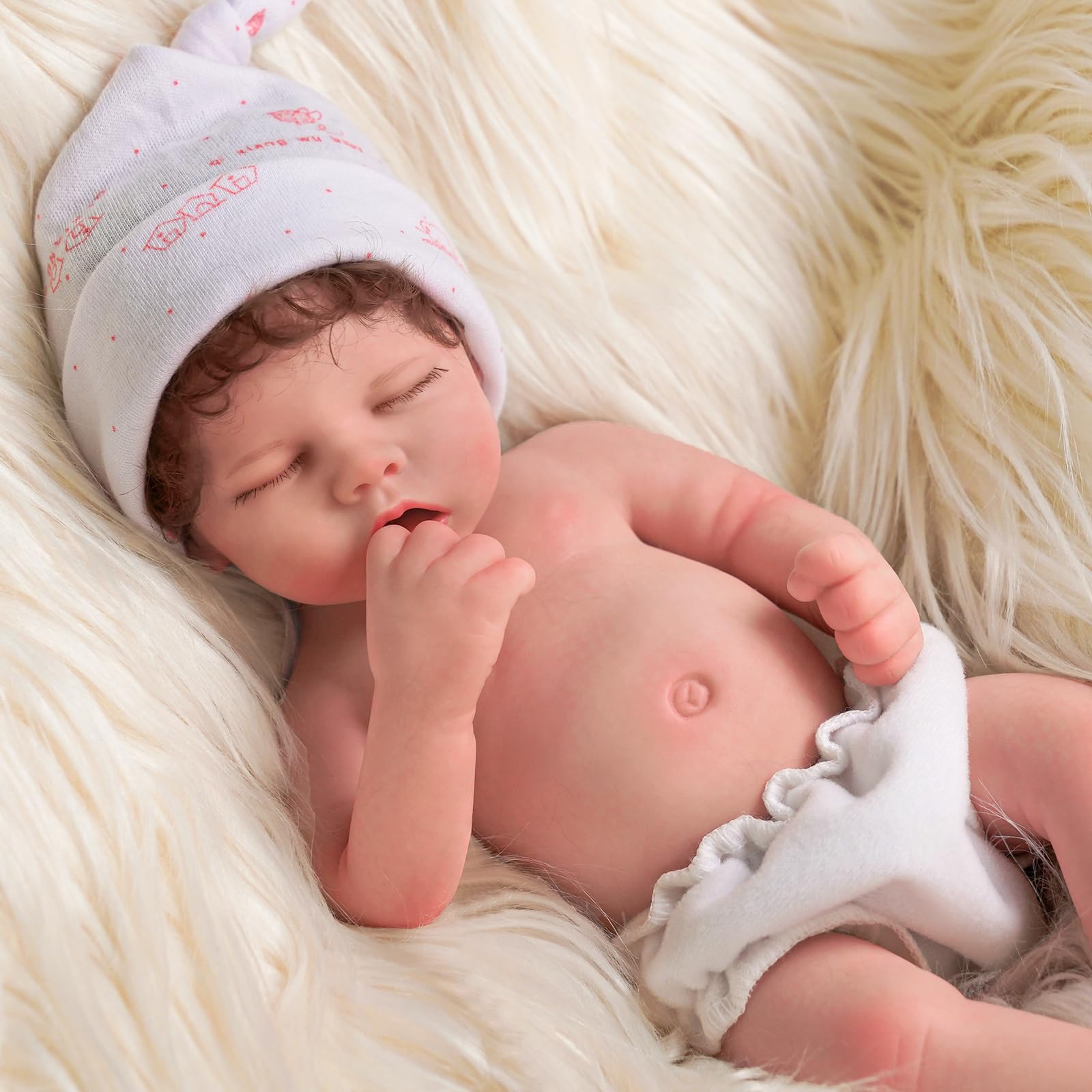 Foto 6 pulgar | Muñeca Reborn Babeside Relike Girl De 30 Cm Con Silicona Platino - Venta Internacional.