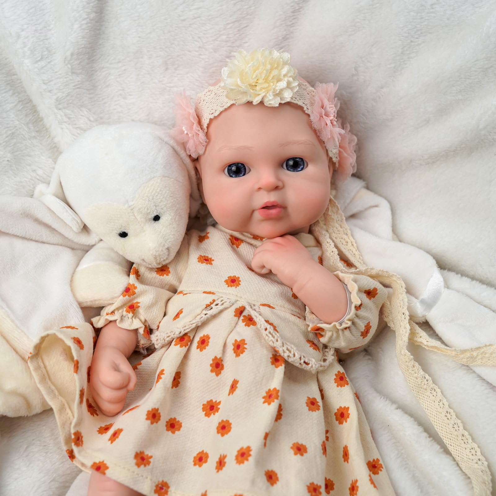 Foto 4 | Muñeca Reborn Babeside Relike, Totalmente De Silicona, 30 Cm Y 1,5 Kg - Venta Internacional.