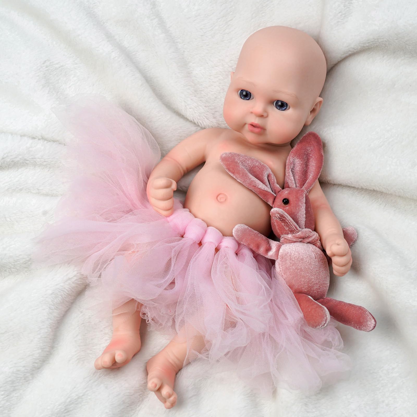 Foto 6 pulgar | Muñeca Reborn Babeside Relike, Totalmente De Silicona, 30 Cm Y 1,5 Kg - Venta Internacional.