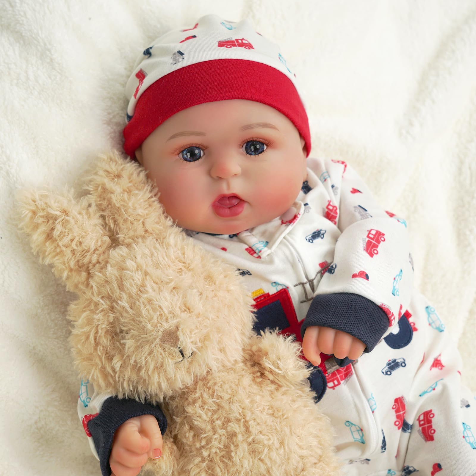 Foto 5 | Muñeca Reborn Babeside Bailyn Boy De 50 Cm Con Conjunto De Ropa - Venta Internacional.