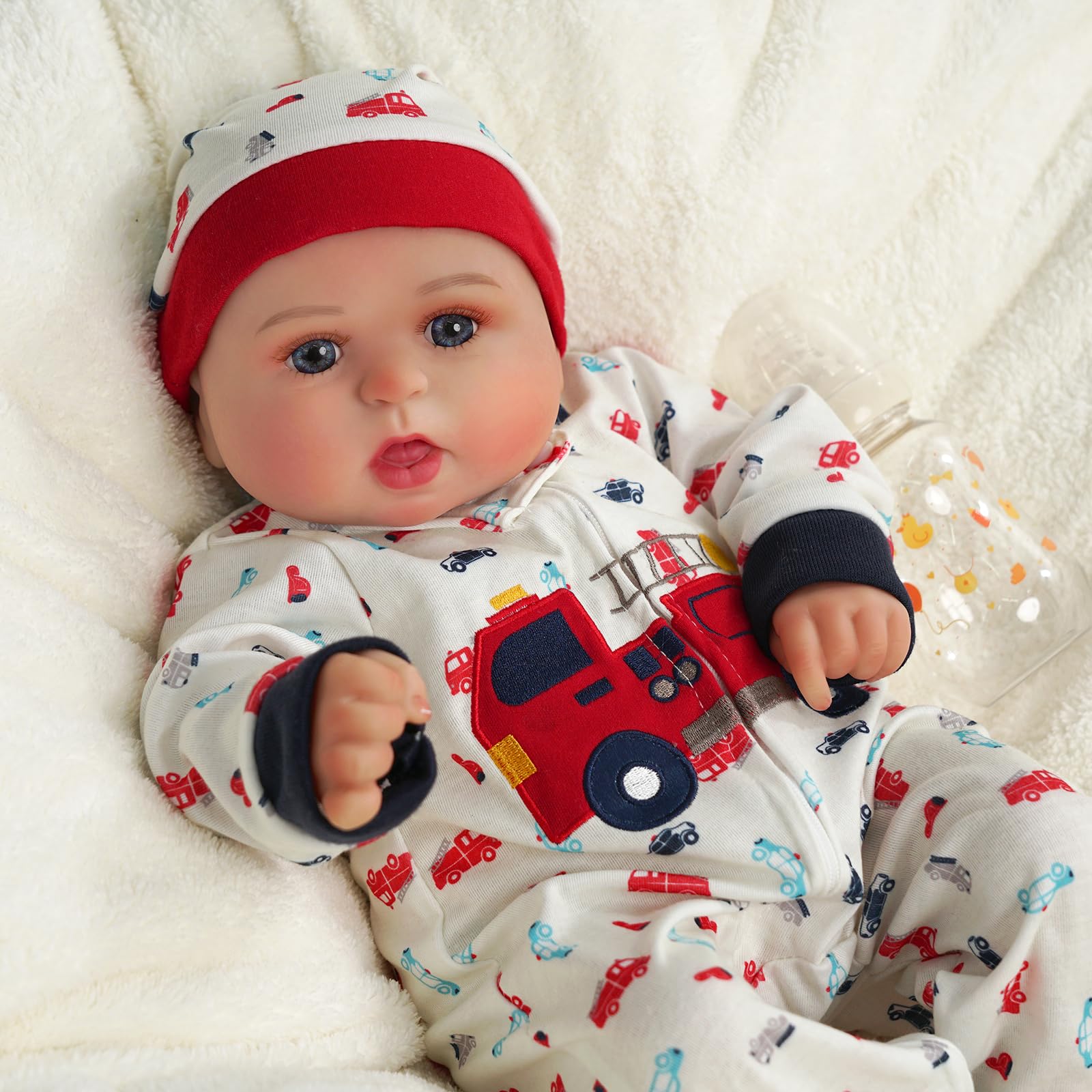 Foto 6 | Muñeca Reborn Babeside Bailyn Boy De 50 Cm Con Conjunto De Ropa - Venta Internacional.