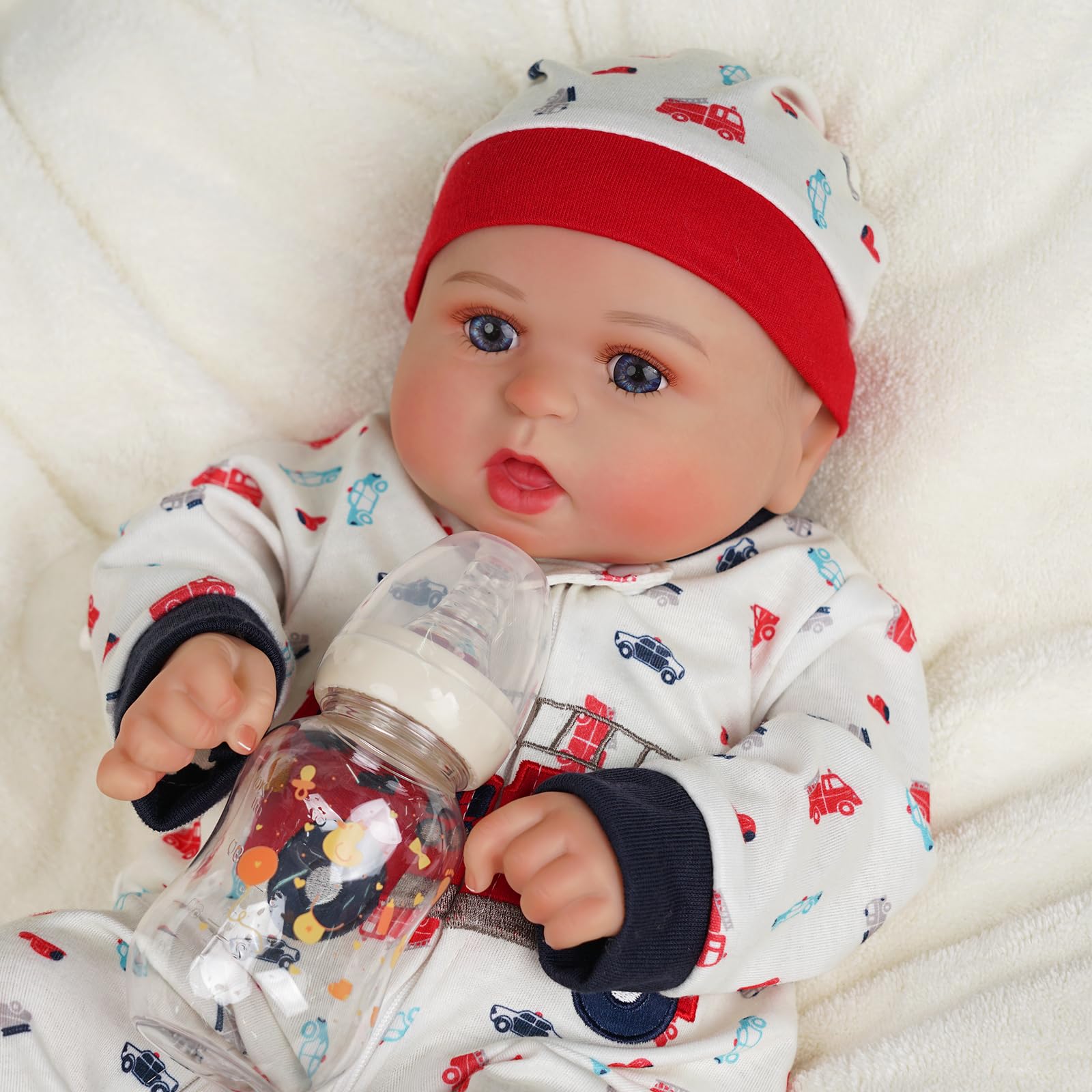 Foto 7 | Muñeca Reborn Babeside Bailyn Boy De 50 Cm Con Conjunto De Ropa - Venta Internacional.