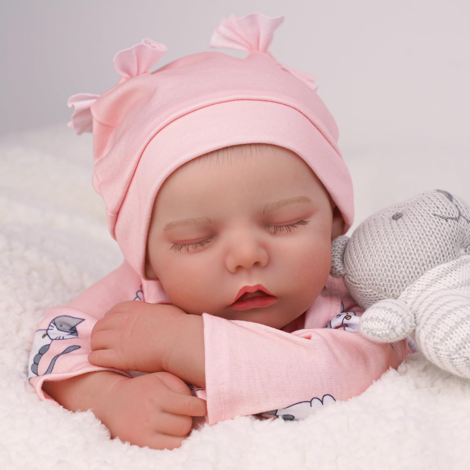 Foto 3 pulgar | Muñeca Reborn Babeside Sleeping Girl De 43 Cm Con Accesorios - Venta Internacional.