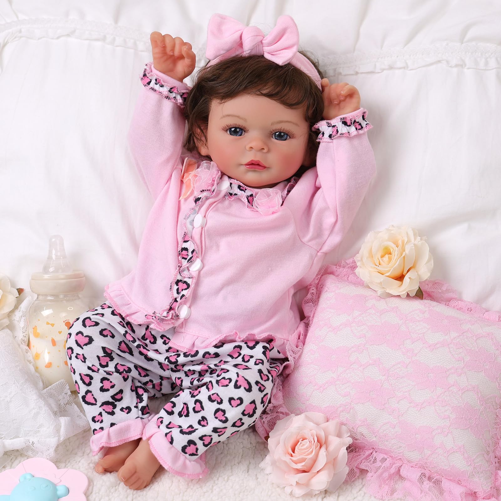 Foto 3 pulgar | Muñeca Reborn Babeside Jenna De 43 Cm Con Accesorios Completos - Venta Internacional.