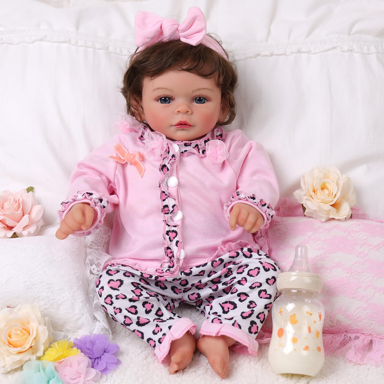 Foto 4 pulgar | Muñeca Reborn Babeside Jenna De 43 Cm Con Accesorios Completos - Venta Internacional.