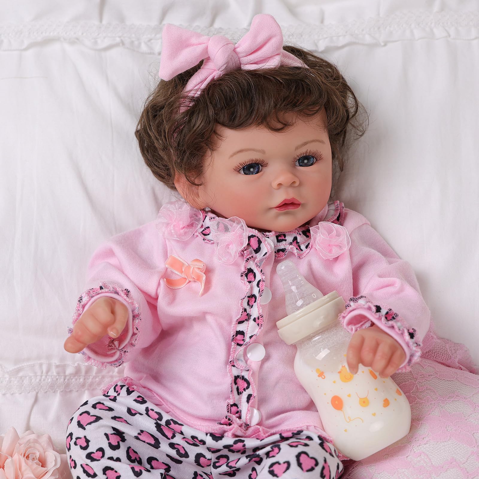 Foto 5 pulgar | Muñeca Reborn Babeside Jenna De 43 Cm Con Accesorios Completos - Venta Internacional.