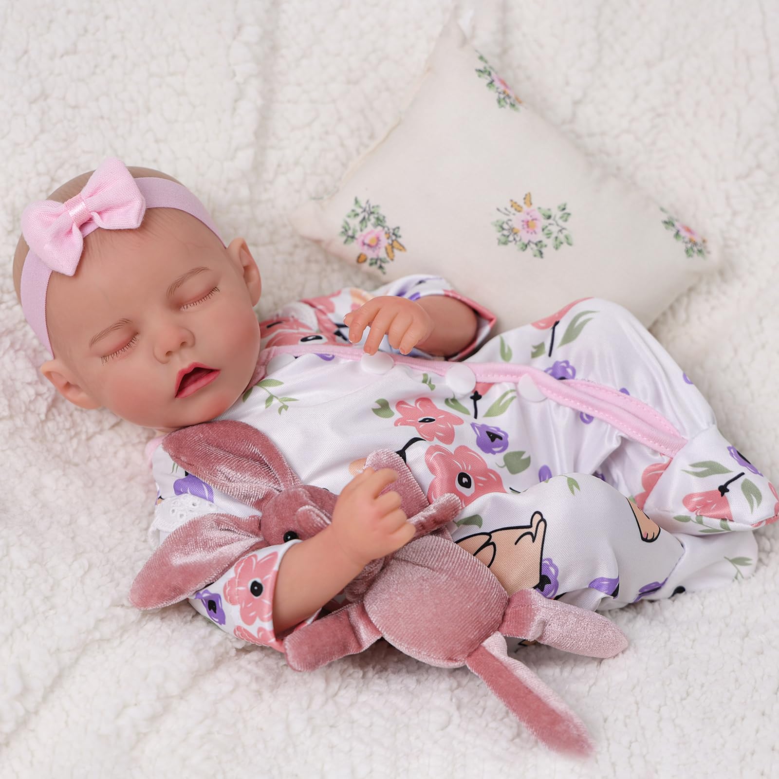 Muñeca Reborn Babeside Twinnie De 38 Cm, Vinilo Completo Para Dormir - Venta Internacional.