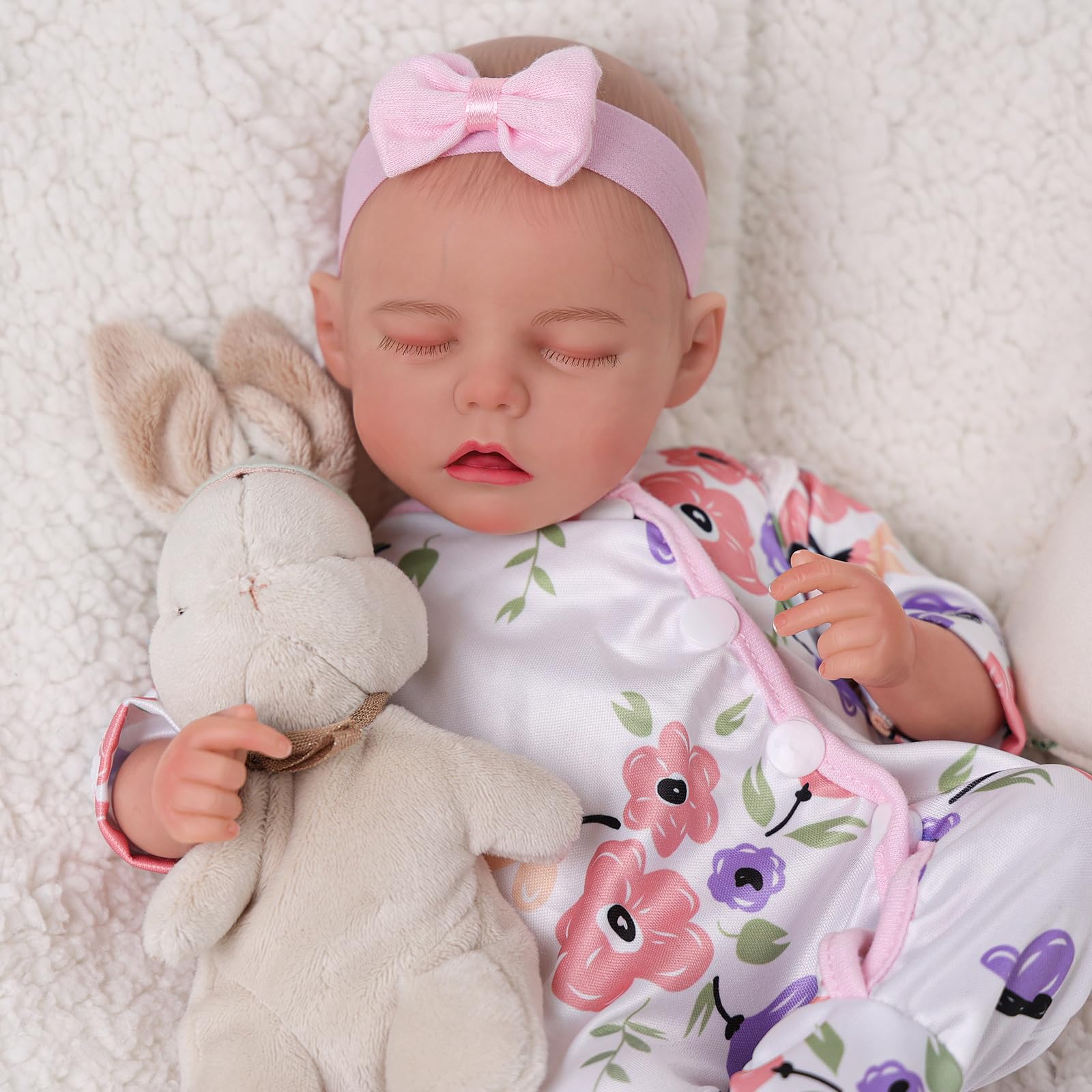 Foto 4 | Muñeca Reborn Babeside Twinnie De 38 Cm, Vinilo Completo Para Dormir - Venta Internacional.