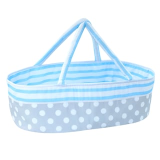 Foto 1 | Cesta Babeside Reborn Baby Dolls Plegable Con Asa Azul - Venta Internacional.