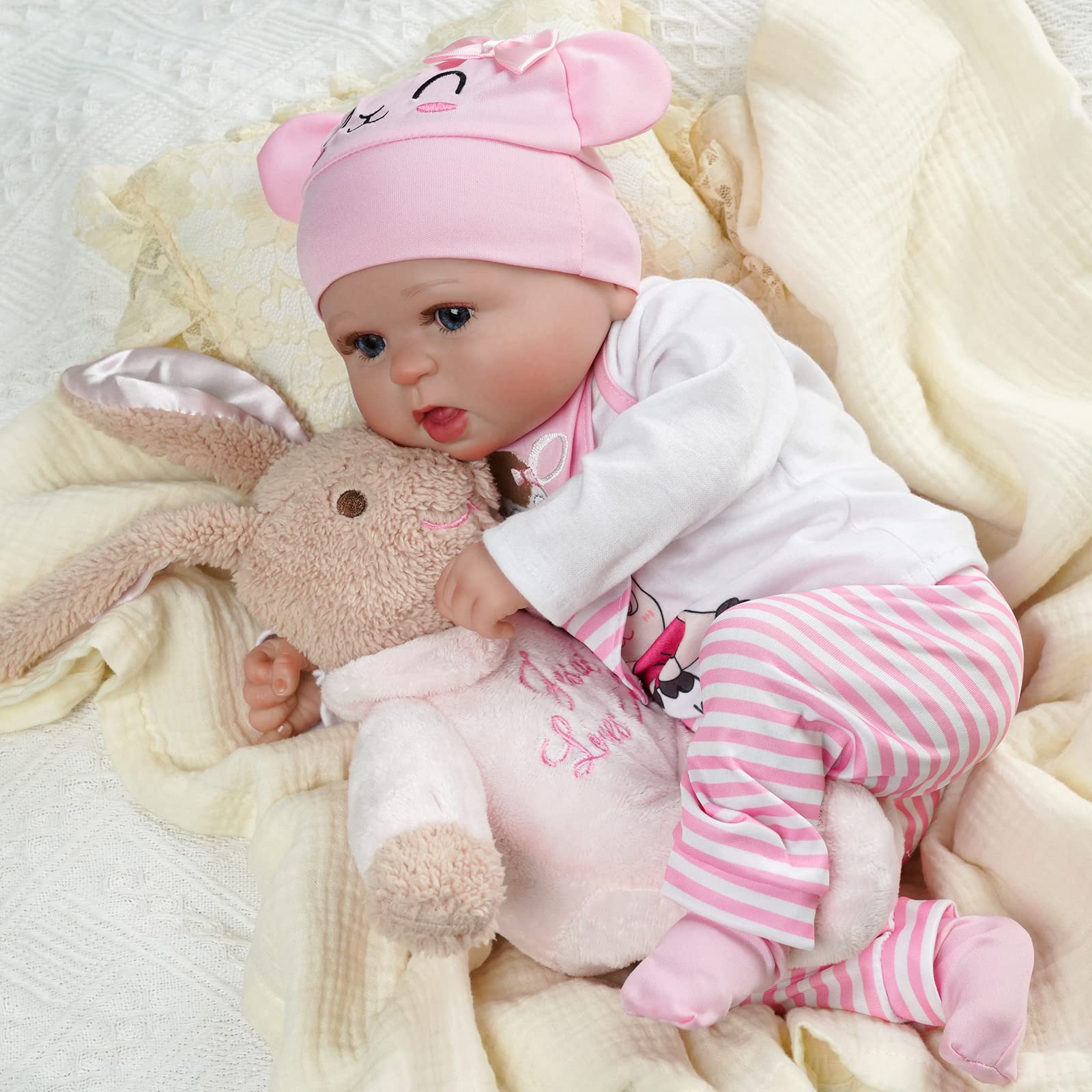 Foto 8 pulgar | Muñeca Reborn Babeside Bailyn De 50 Cm Con Accesorios Completos - Venta Internacional.