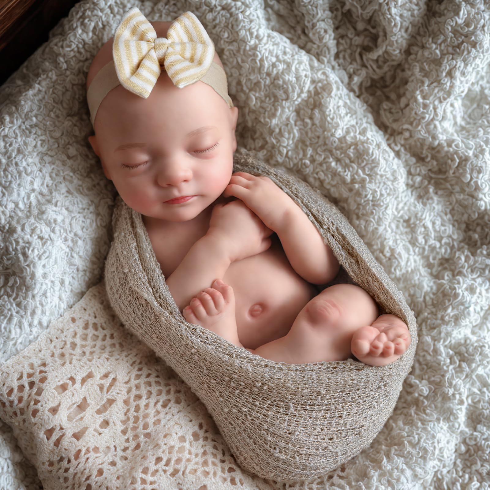 Foto 2 pulgar | Muñeca Reborn Babeside de Silicona Realista 40 cm - Venta Internacional