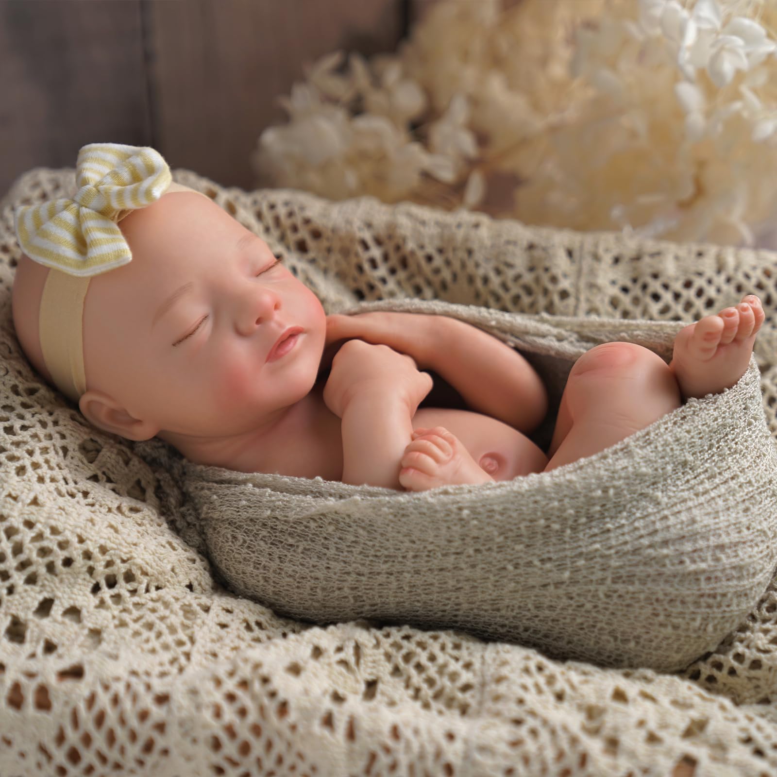 Foto 6 pulgar | Muñeca Reborn Babeside de Silicona Realista 40 cm - Venta Internacional