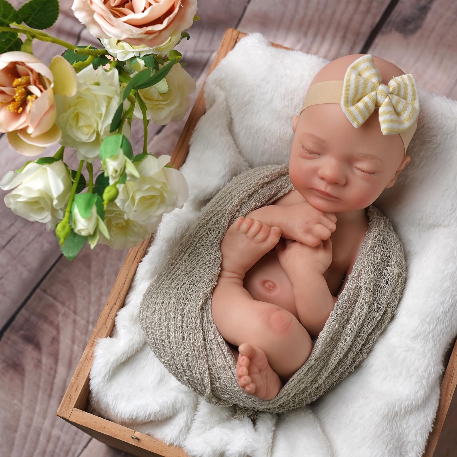 Foto 8 pulgar | Muñeca Reborn Babeside de Silicona Realista 40 cm - Venta Internacional