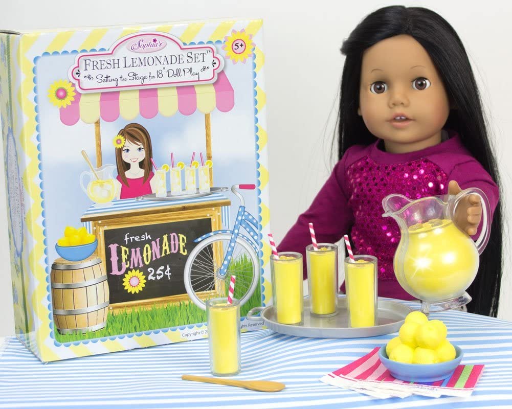 Foto 4 pulgar | Set De Mesa Para Limonada Sophia's 18 Doll Con Jarra Y Servicio 4 - Venta Internacional.