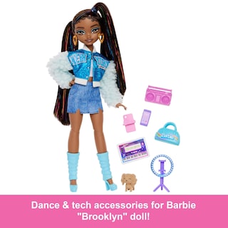 Foto 3 | Muñeca De Moda Barbie Dream Besties Brooklyn Con Accesorios - Venta Internacional.