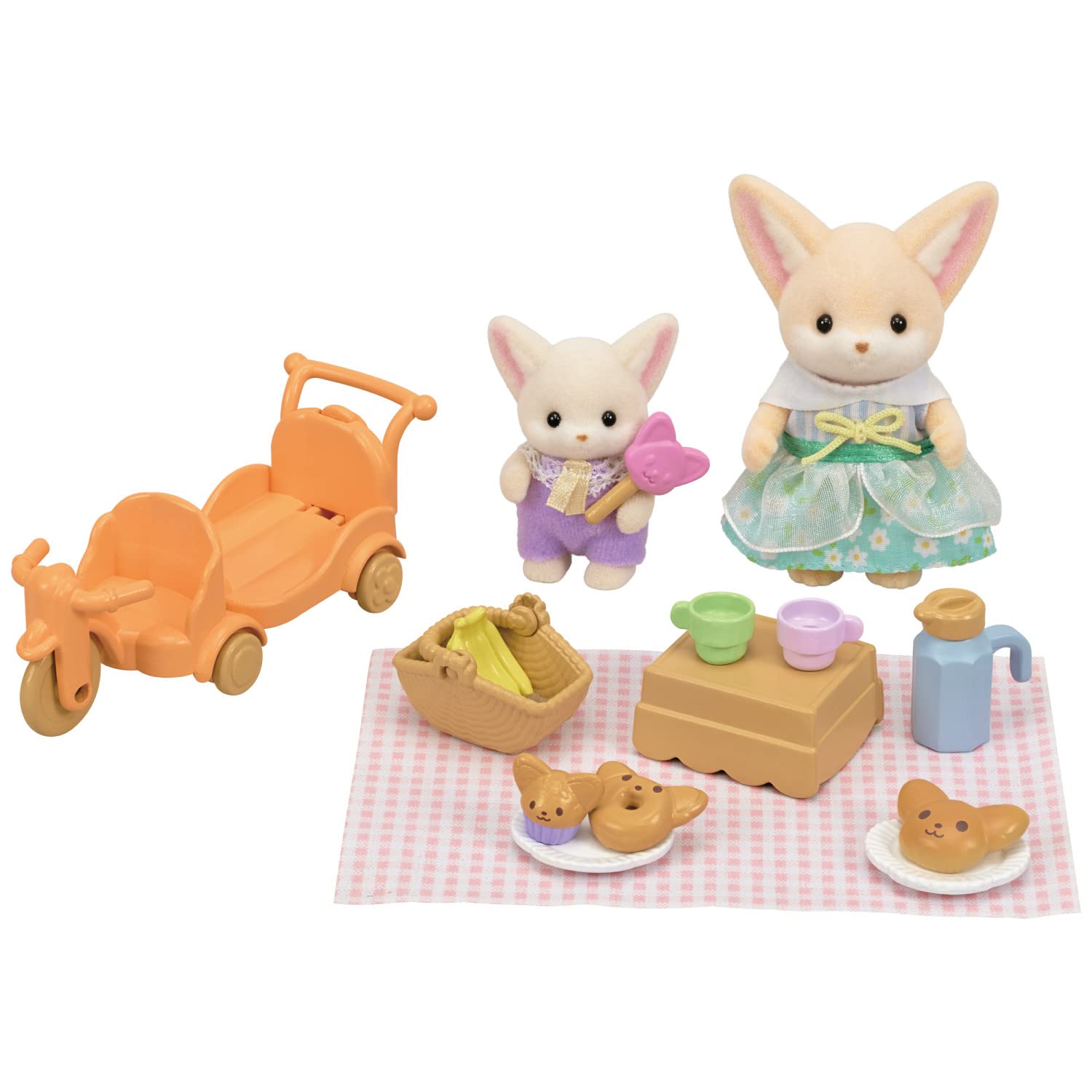 Foto 1 | Set De Pícnic Playset Calico Critters Sunny Con Fennec Fox Sister - Venta Internacional.