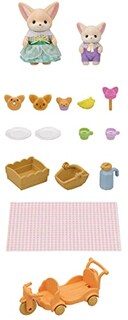 Foto 4 | Set De Pícnic Playset Calico Critters Sunny Con Fennec Fox Sister - Venta Internacional.